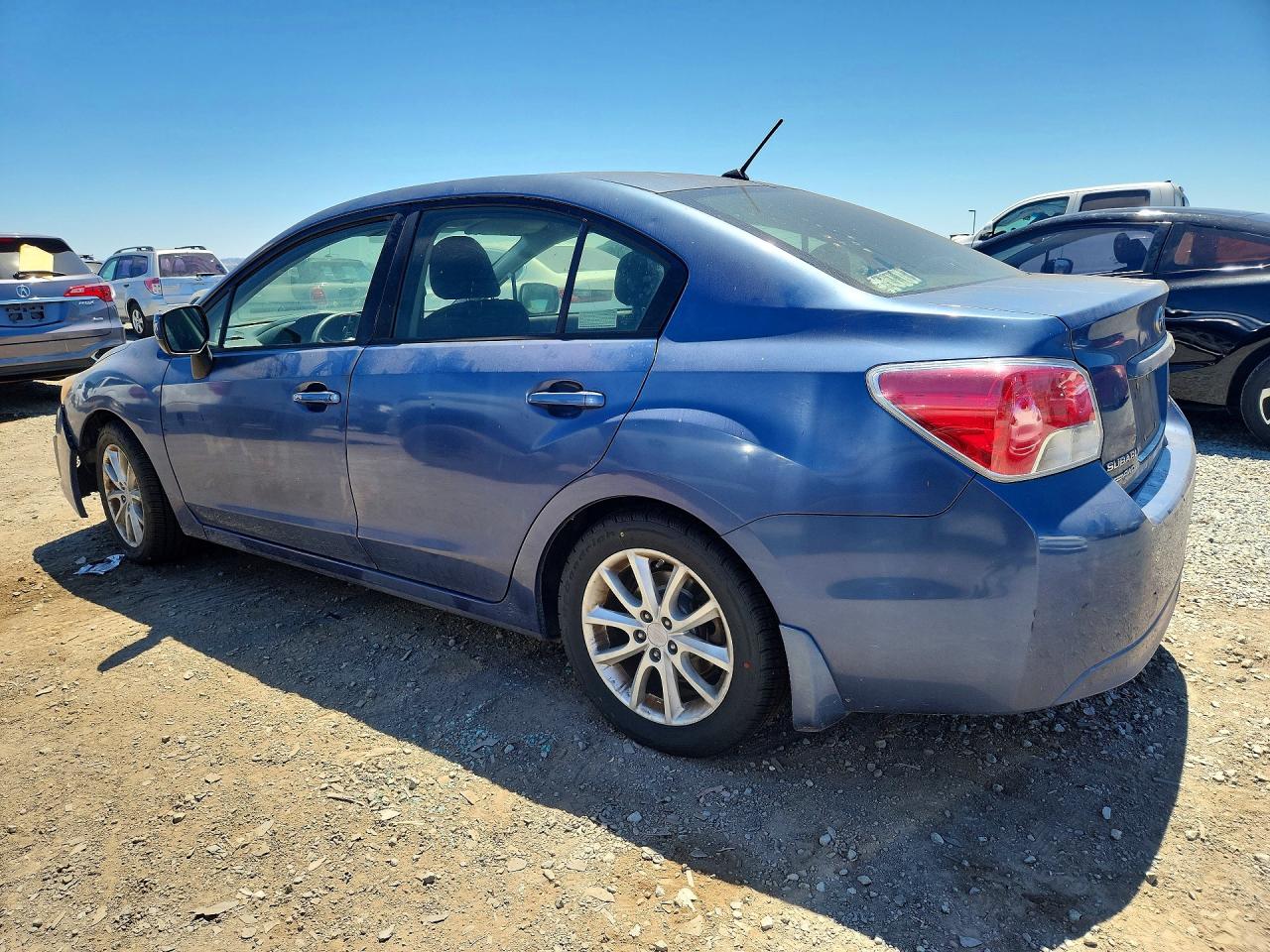 2013 Subaru Impreza Premium Blue vin: JF1GJAC65DH014474