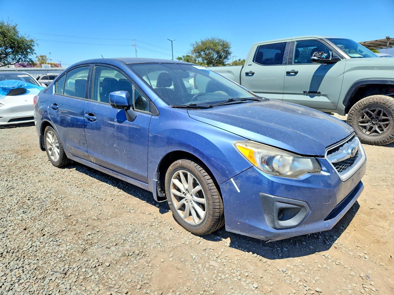 2013 Subaru Impreza Premium Blue vin: JF1GJAC65DH014474