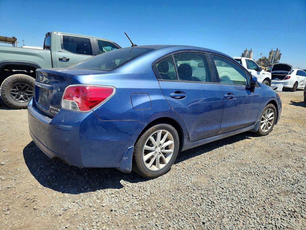 2013 Subaru Impreza Premium Blue vin: JF1GJAC65DH014474