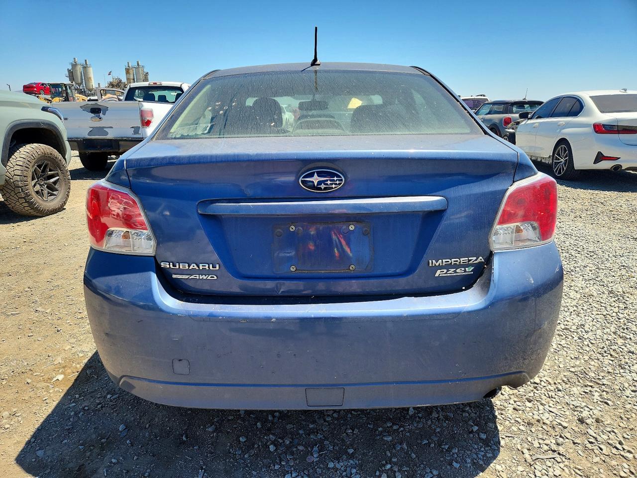2013 Subaru Impreza Premium Blue vin: JF1GJAC65DH014474