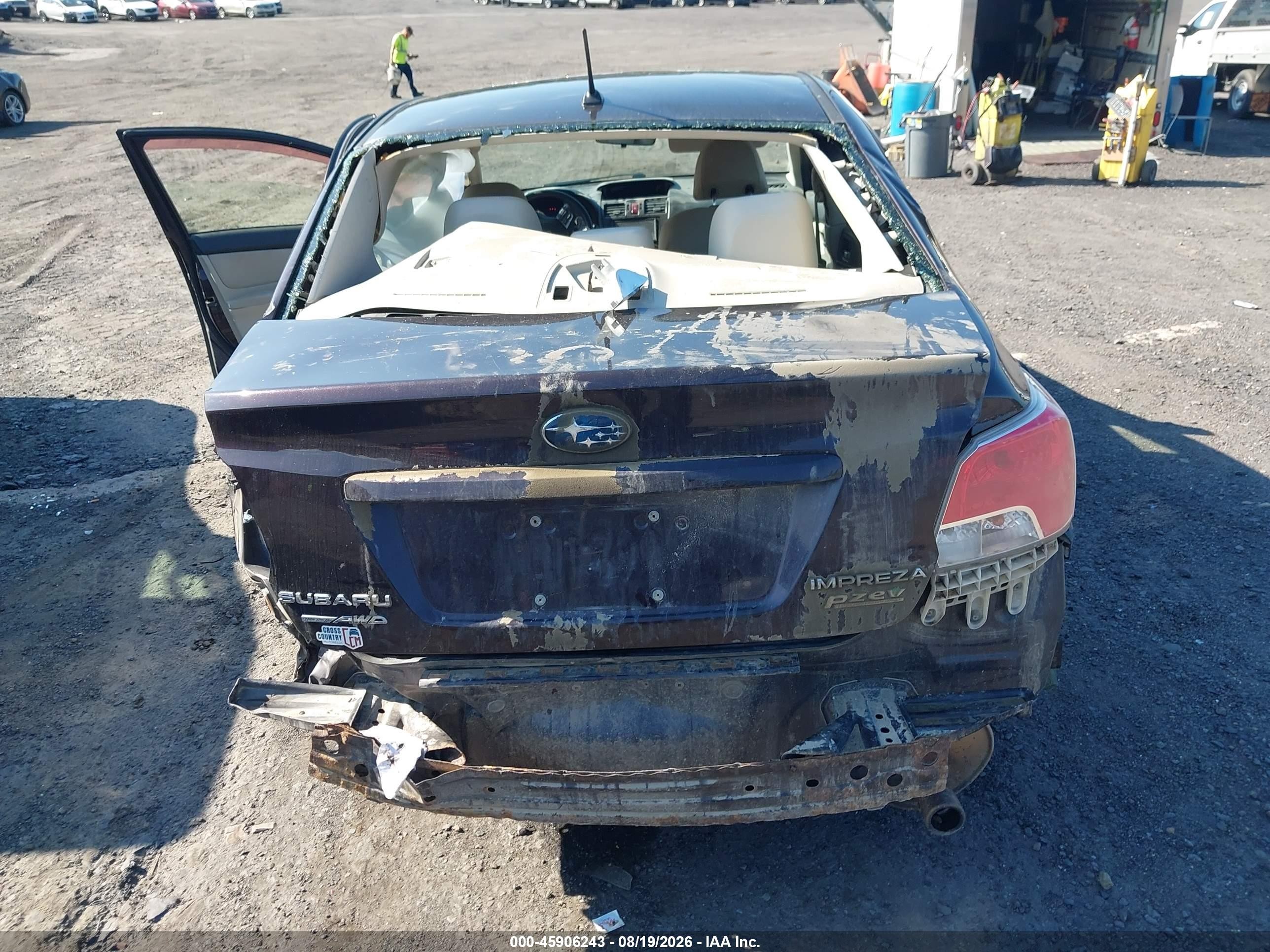 2013 Subaru Impreza 2.0i Premium Фиолетовый vin: JF1GJAC65DH015060