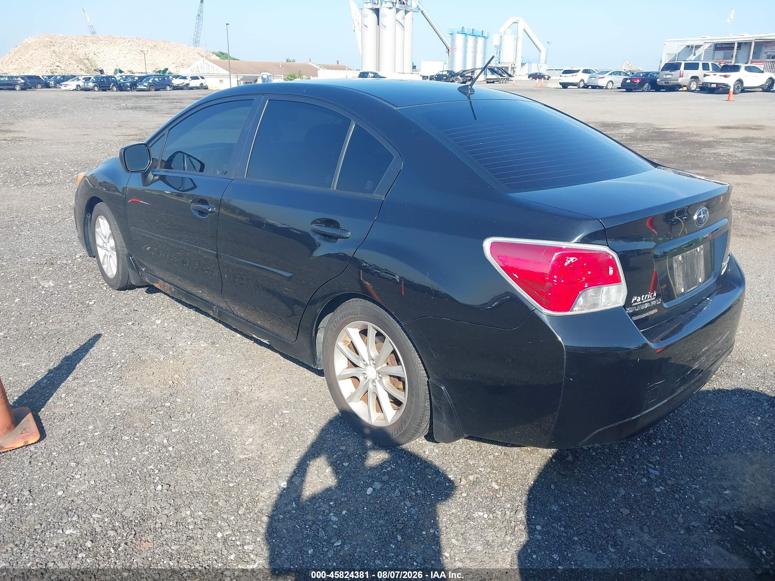2013 Subaru Impreza 2.0i Premium Black vin: JF1GJAC65DH015799