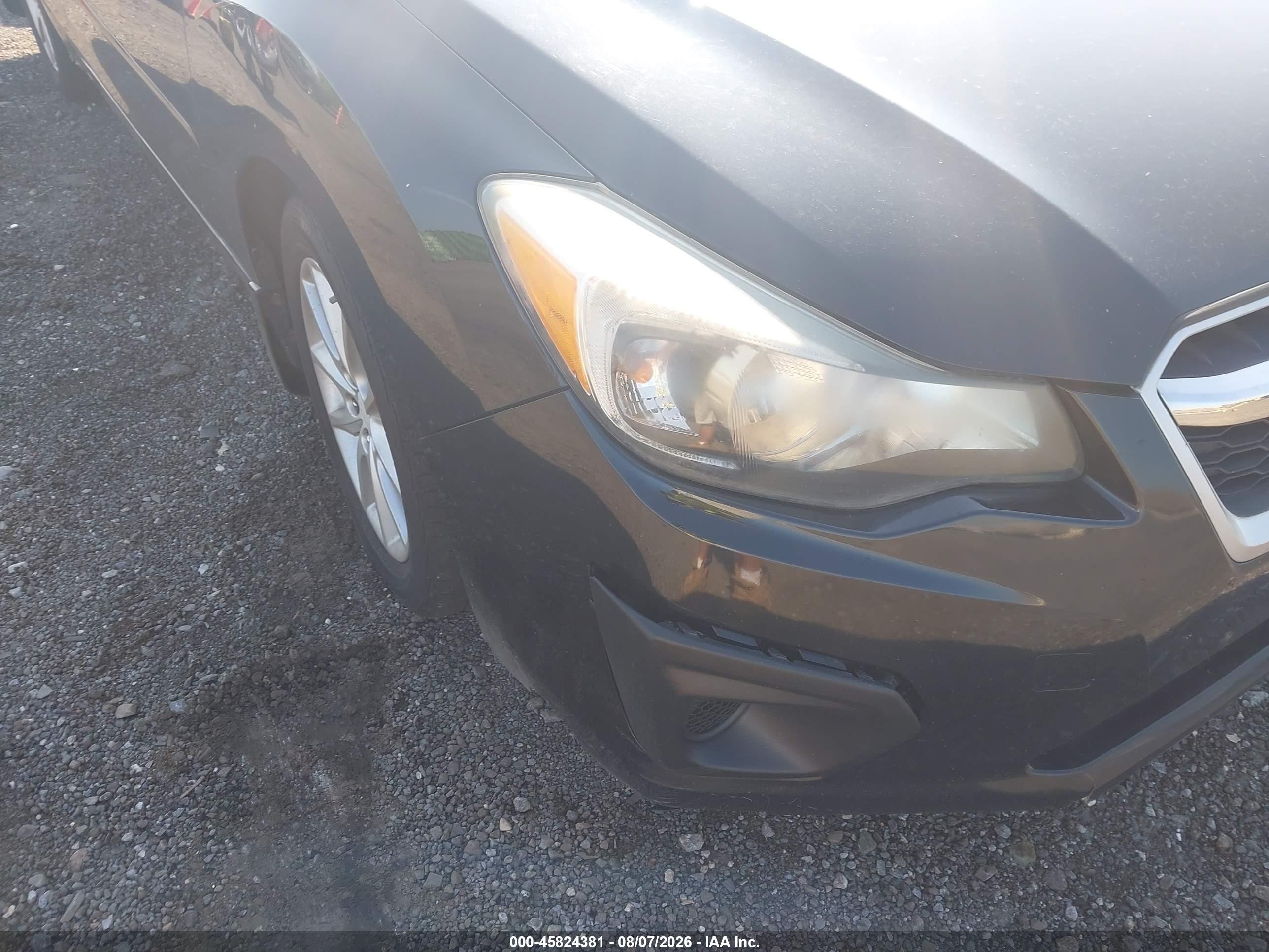 2013 Subaru Impreza 2.0i Premium Black vin: JF1GJAC65DH015799