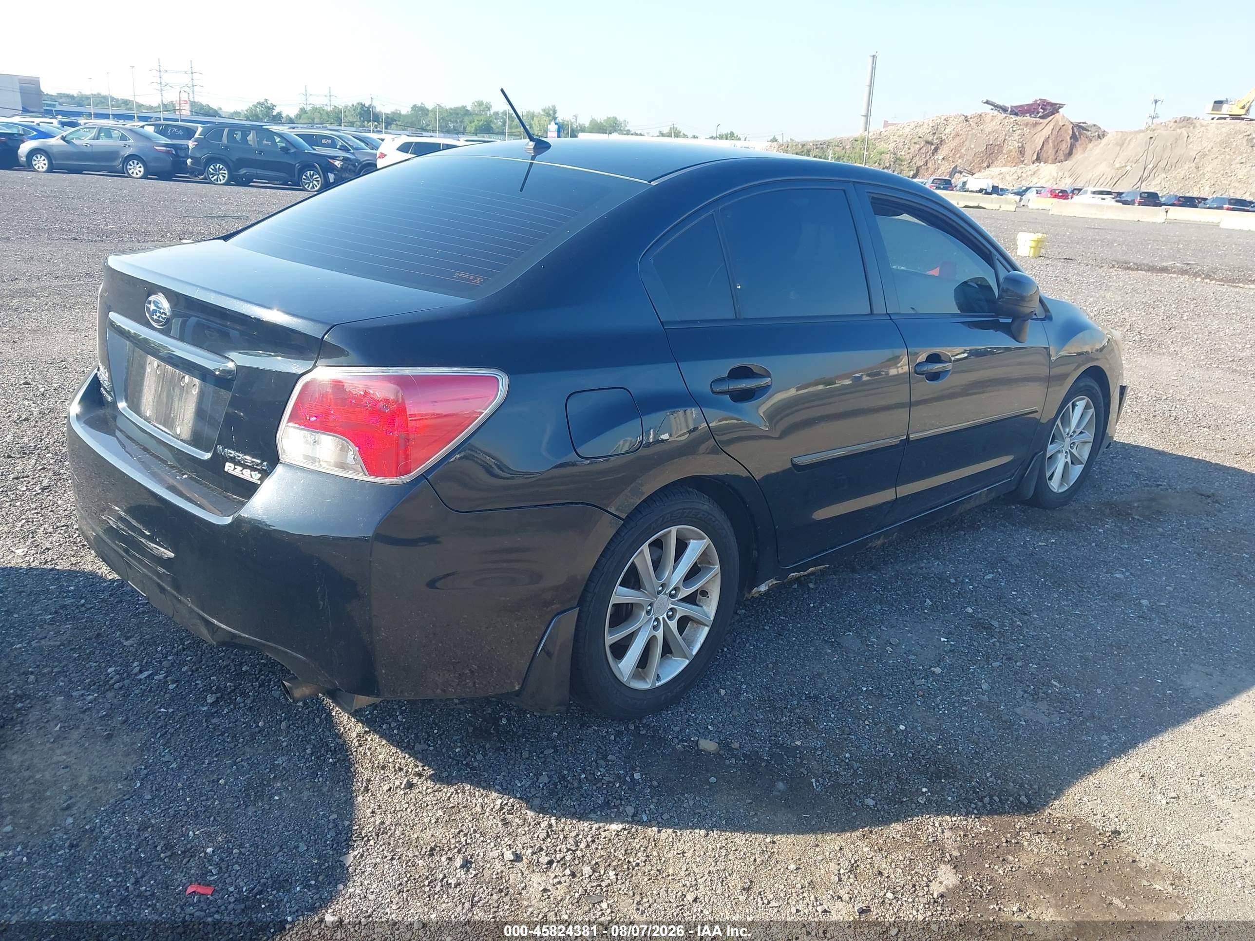2013 Subaru Impreza 2.0i Premium Black vin: JF1GJAC65DH015799