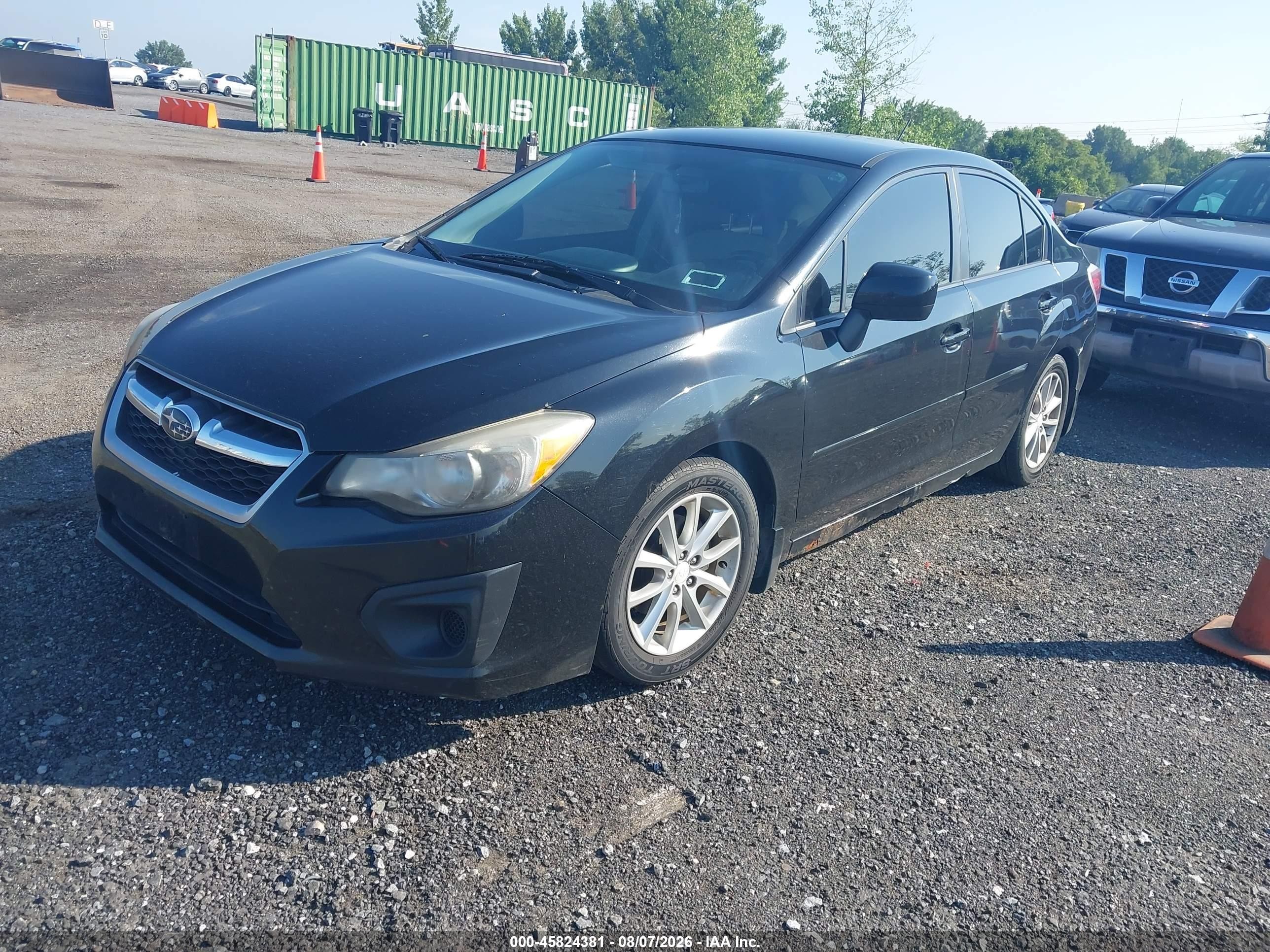 2013 Subaru Impreza 2.0i Premium Black vin: JF1GJAC65DH015799