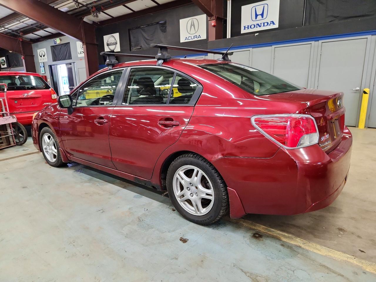 2013 Subaru Impreza Premium Red vin: JF1GJAC65DH034028