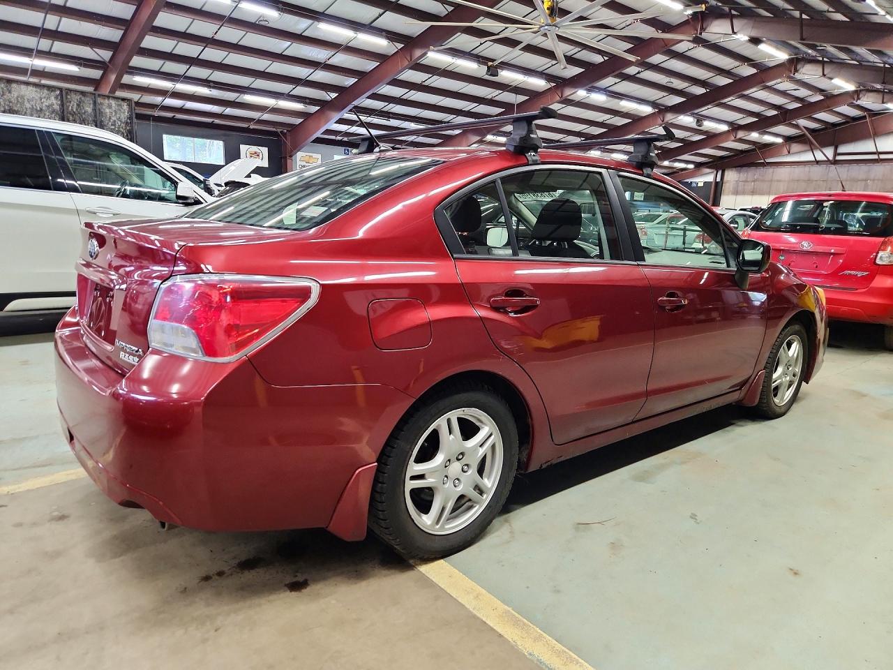 2013 Subaru Impreza Premium Red vin: JF1GJAC65DH034028