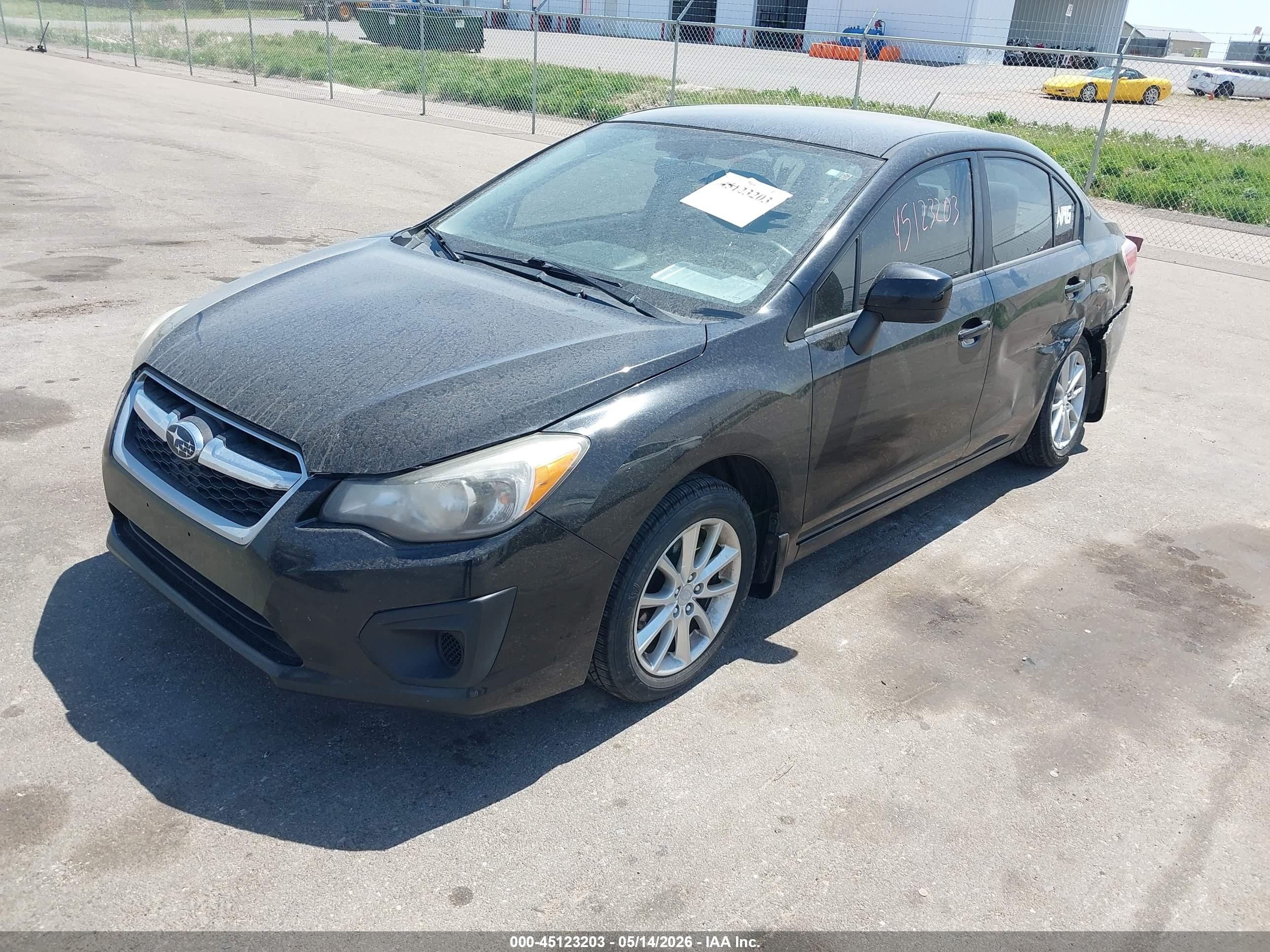2014 Subaru Impreza 2.0i Premium Black vin: JF1GJAC65EH004190