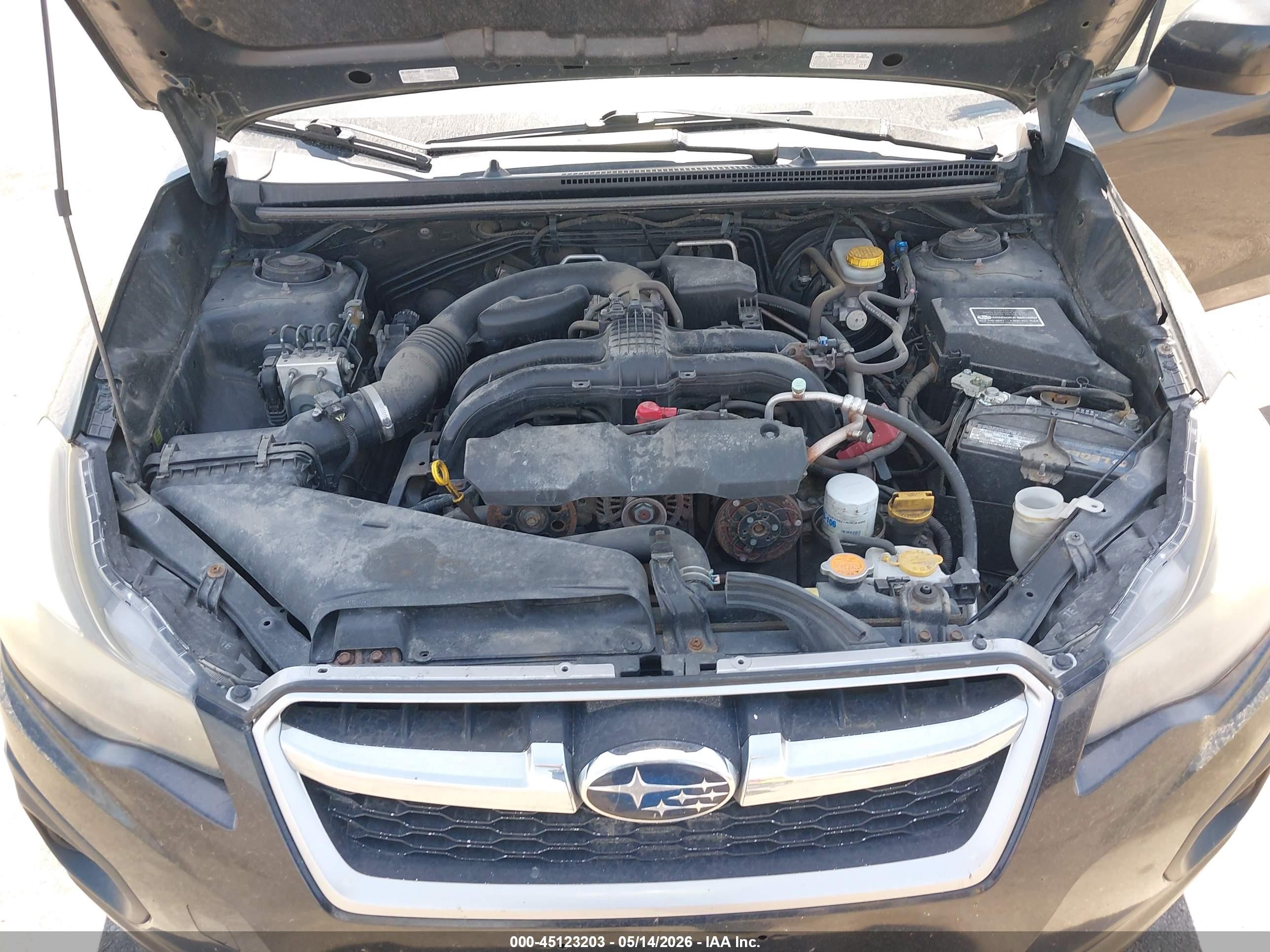 2014 Subaru Impreza 2.0i Premium Black vin: JF1GJAC65EH004190