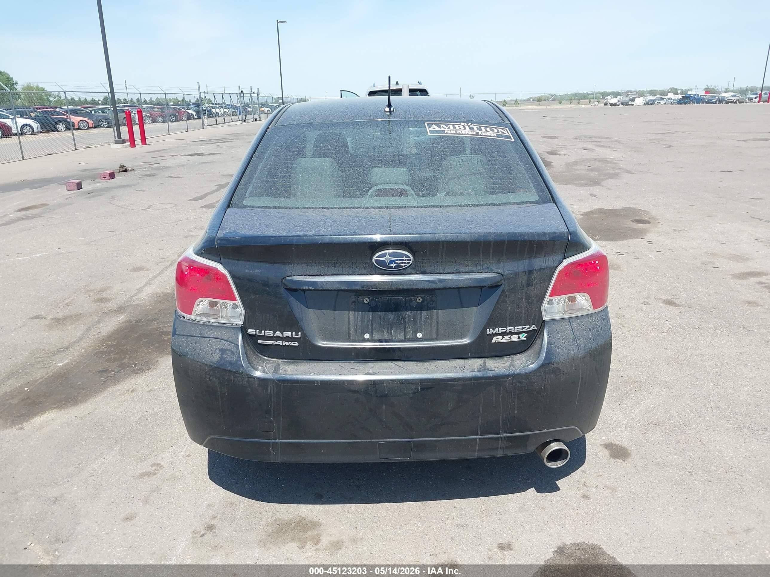 2014 Subaru Impreza 2.0i Premium Black vin: JF1GJAC65EH004190