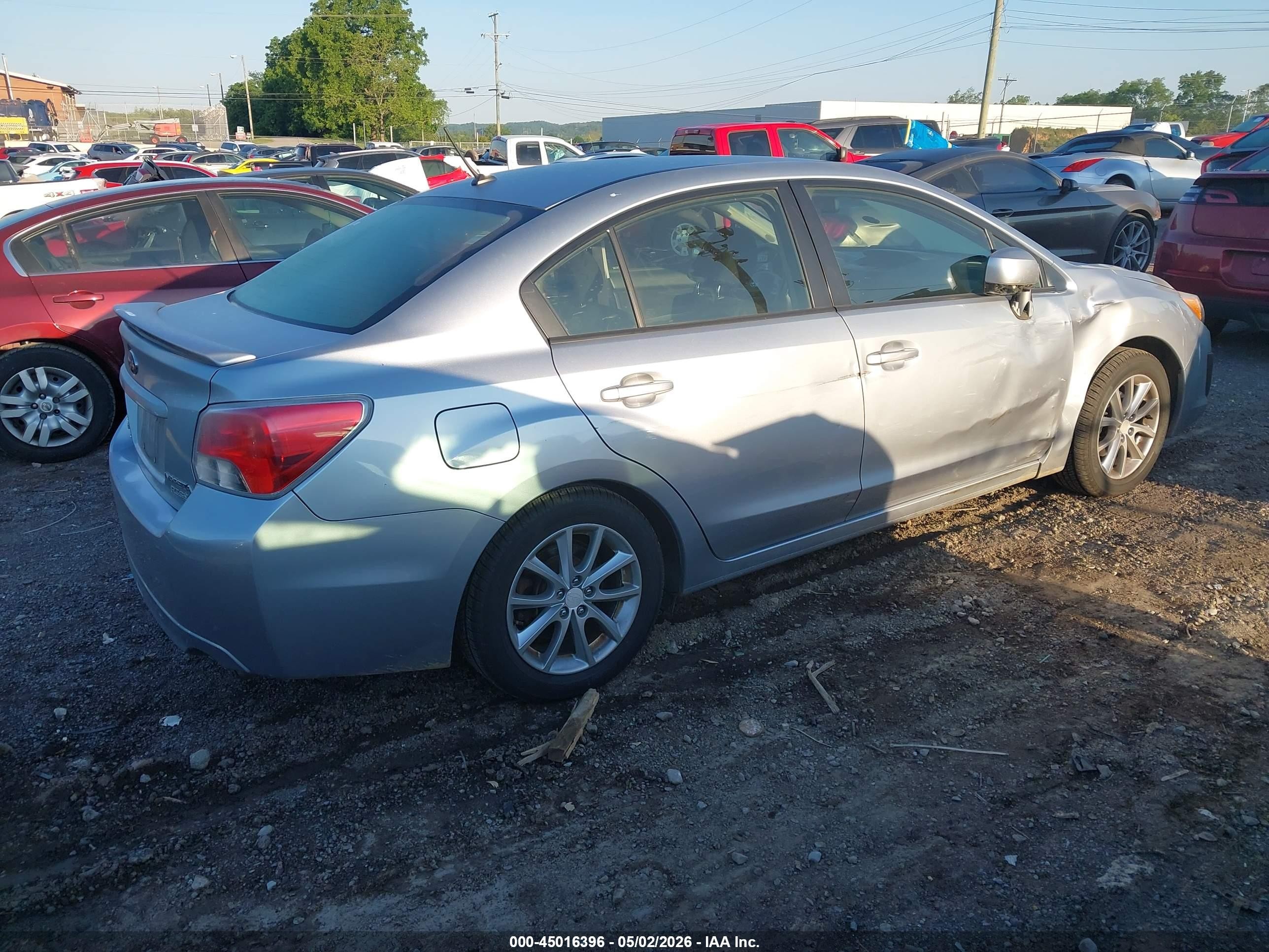 2014 Subaru Impreza 2.0i Premium Blue vin: JF1GJAC65EH007767