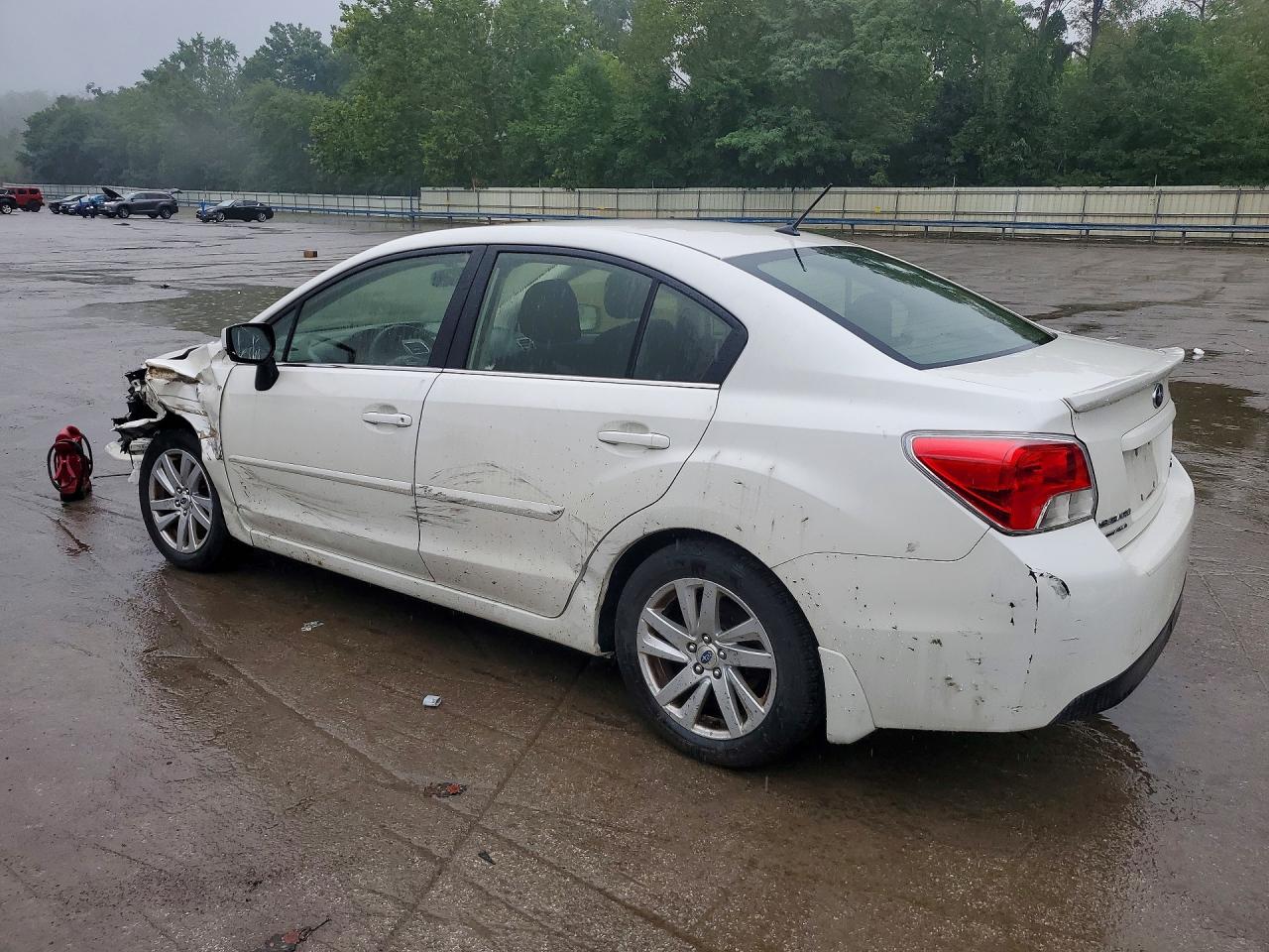 2015 Subaru Impreza Premium White vin: JF1GJAC65FH024750