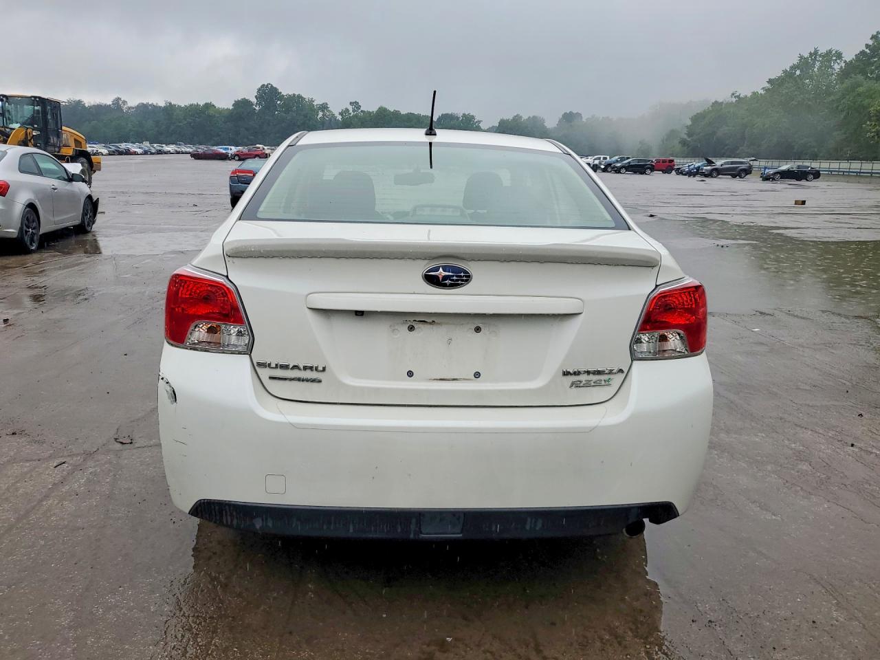 2015 Subaru Impreza Premium White vin: JF1GJAC65FH024750