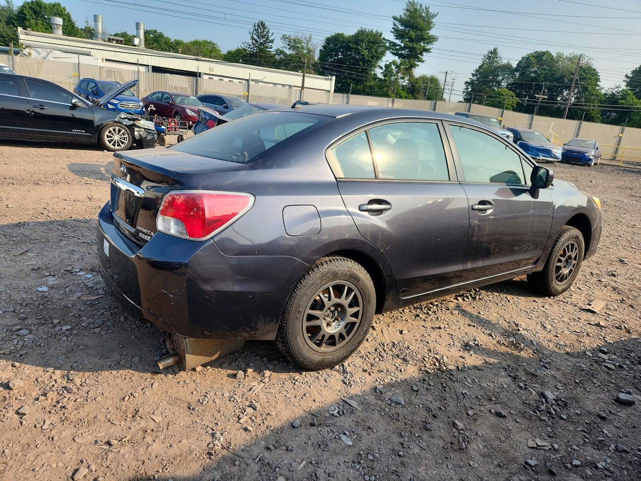 2012 Subaru Impreza Premium Gray vin: JF1GJAC66CH010044