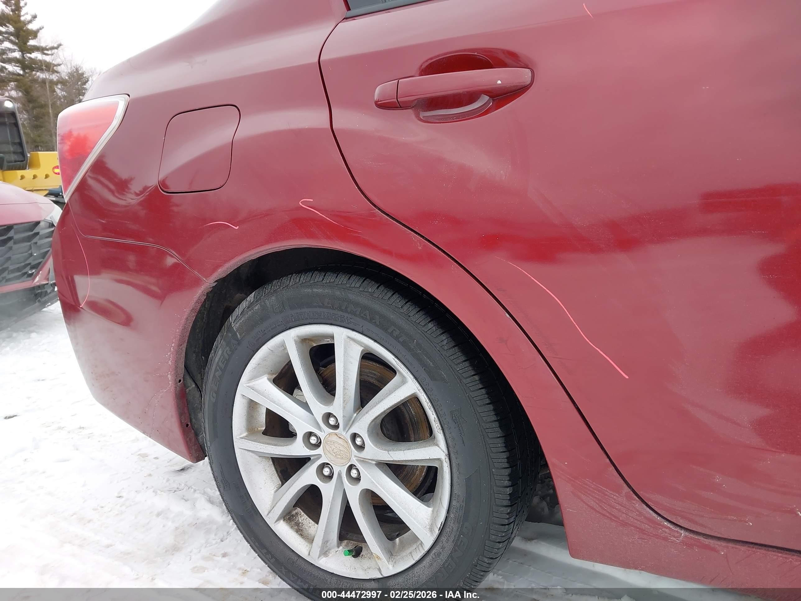 2012 Subaru Impreza 2.0i Premium Champagne vin: JF1GJAC66CH012831