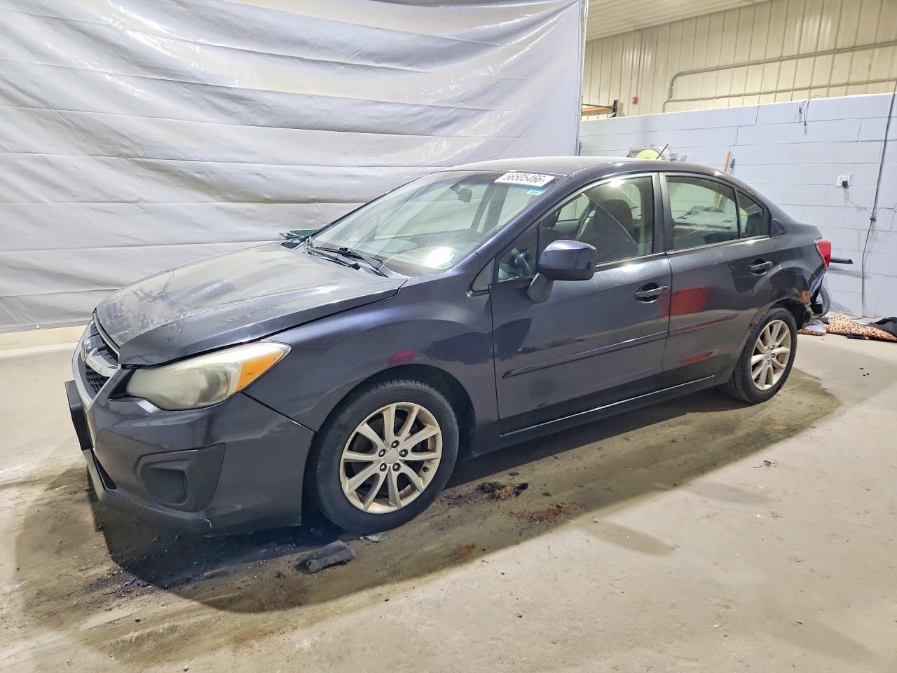 2013 Subaru Impreza Premium Blue vin: JF1GJAC66DH007663