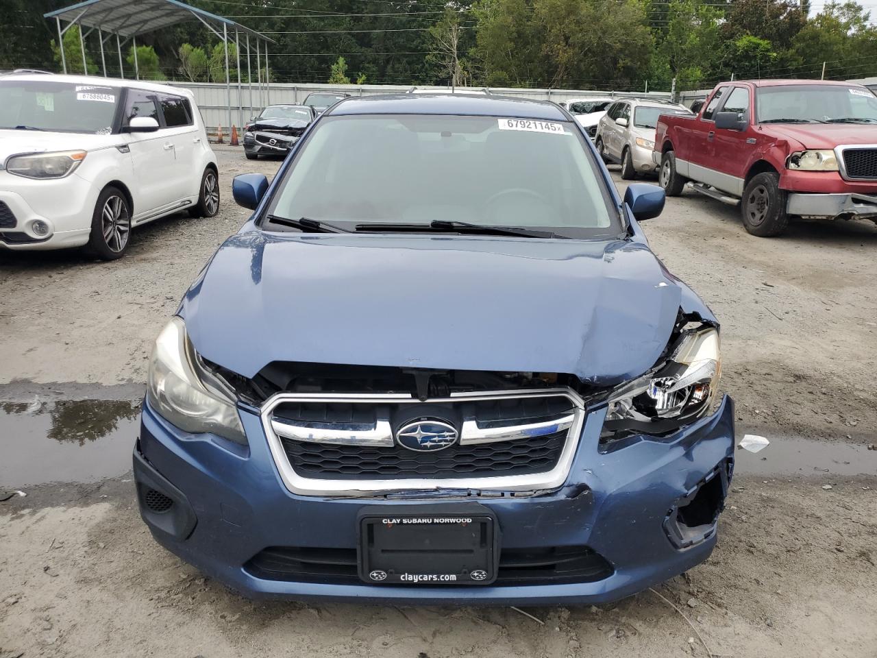 2013 Subaru Impreza Premium Blue vin: JF1GJAC66DH023121