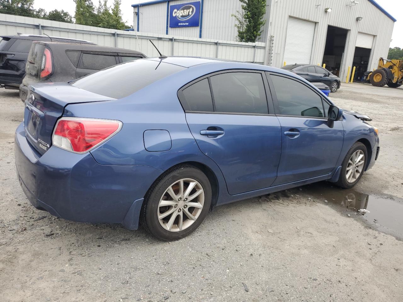 2013 Subaru Impreza Premium Blue vin: JF1GJAC66DH023121