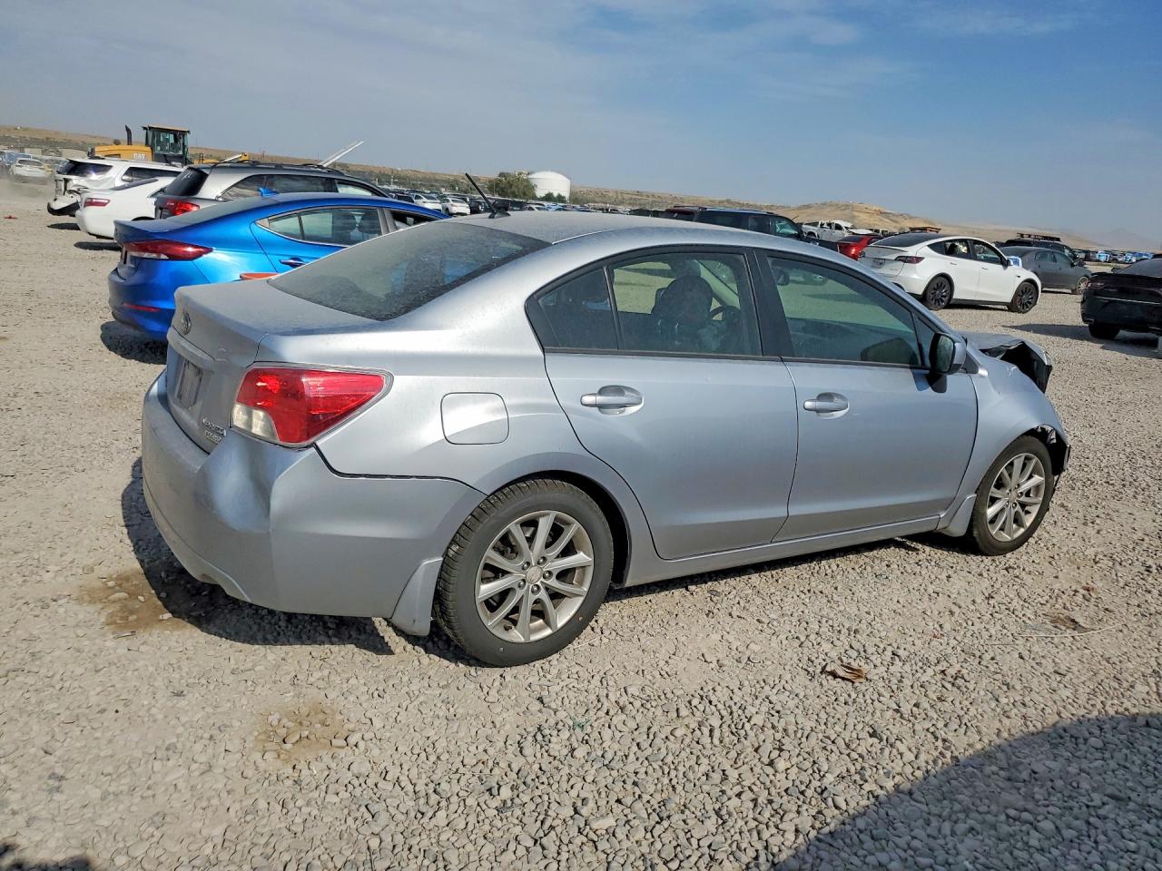 2013 Subaru Impreza Premium Silver vin: JF1GJAC66DH029808