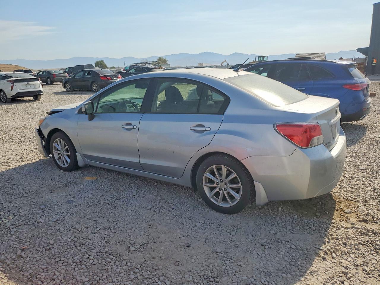 2013 Subaru Impreza Premium Silver vin: JF1GJAC66DH029808