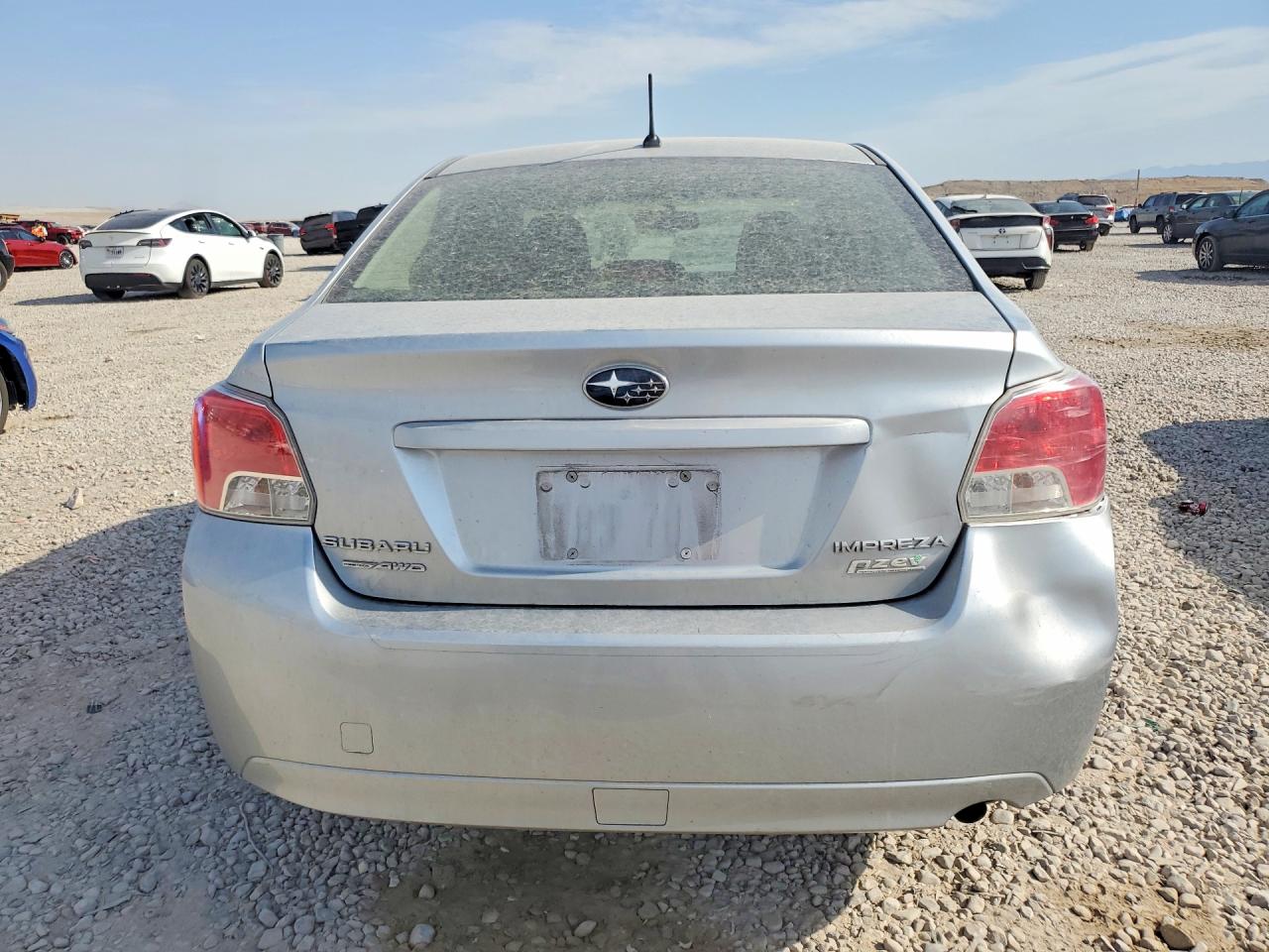 2013 Subaru Impreza Premium Silver vin: JF1GJAC66DH029808
