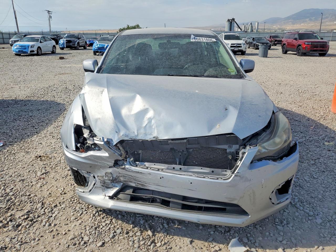 2013 Subaru Impreza Premium Silver vin: JF1GJAC66DH029808