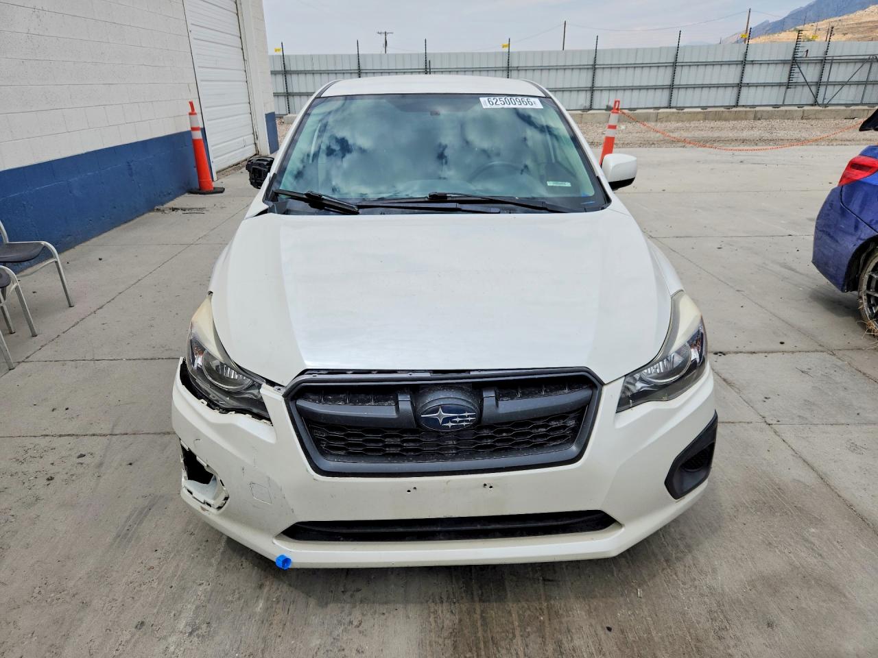 2014 Subaru Impreza Premium White vin: JF1GJAC66EH009723