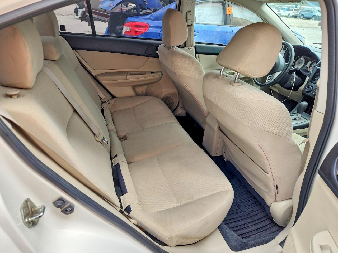2014 Subaru Impreza Premium White vin: JF1GJAC66EH009723