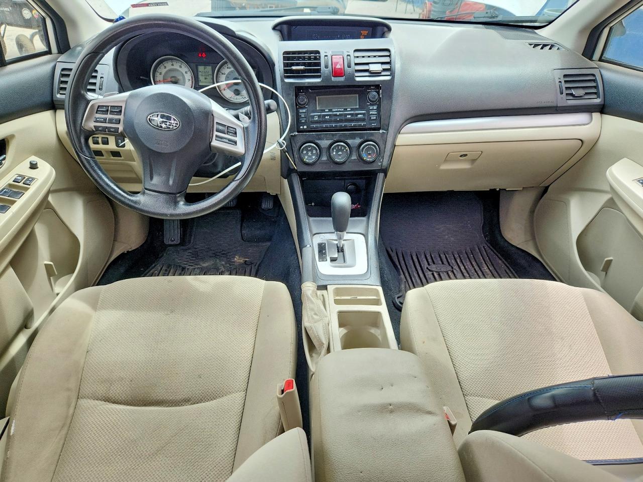 2014 Subaru Impreza Premium White vin: JF1GJAC66EH009723