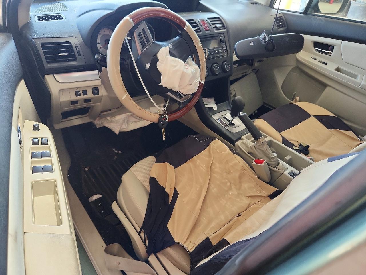 2014 Subaru Impreza Premium Green vin: JF1GJAC66EH015070