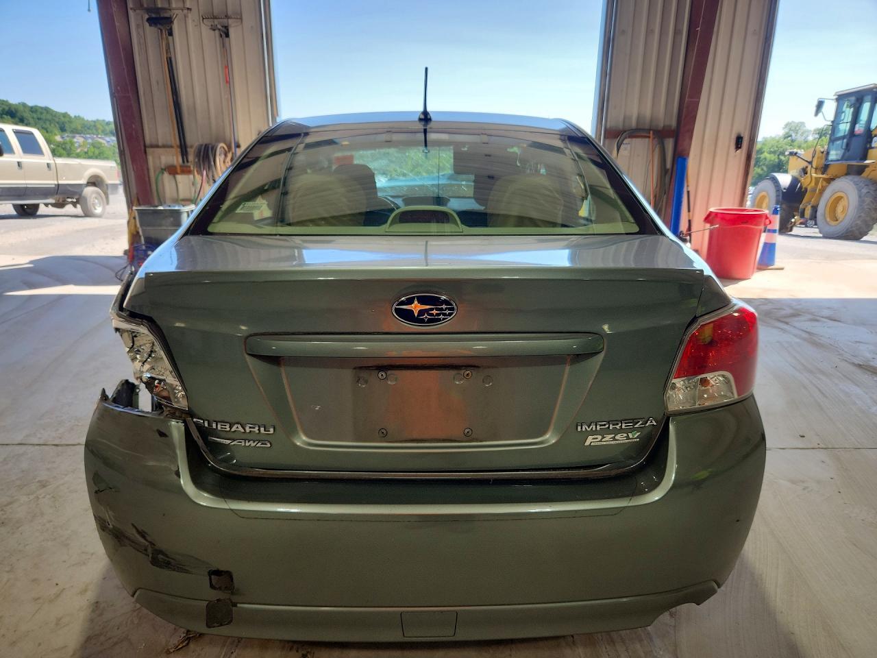 2014 Subaru Impreza Premium Green vin: JF1GJAC66EH015070