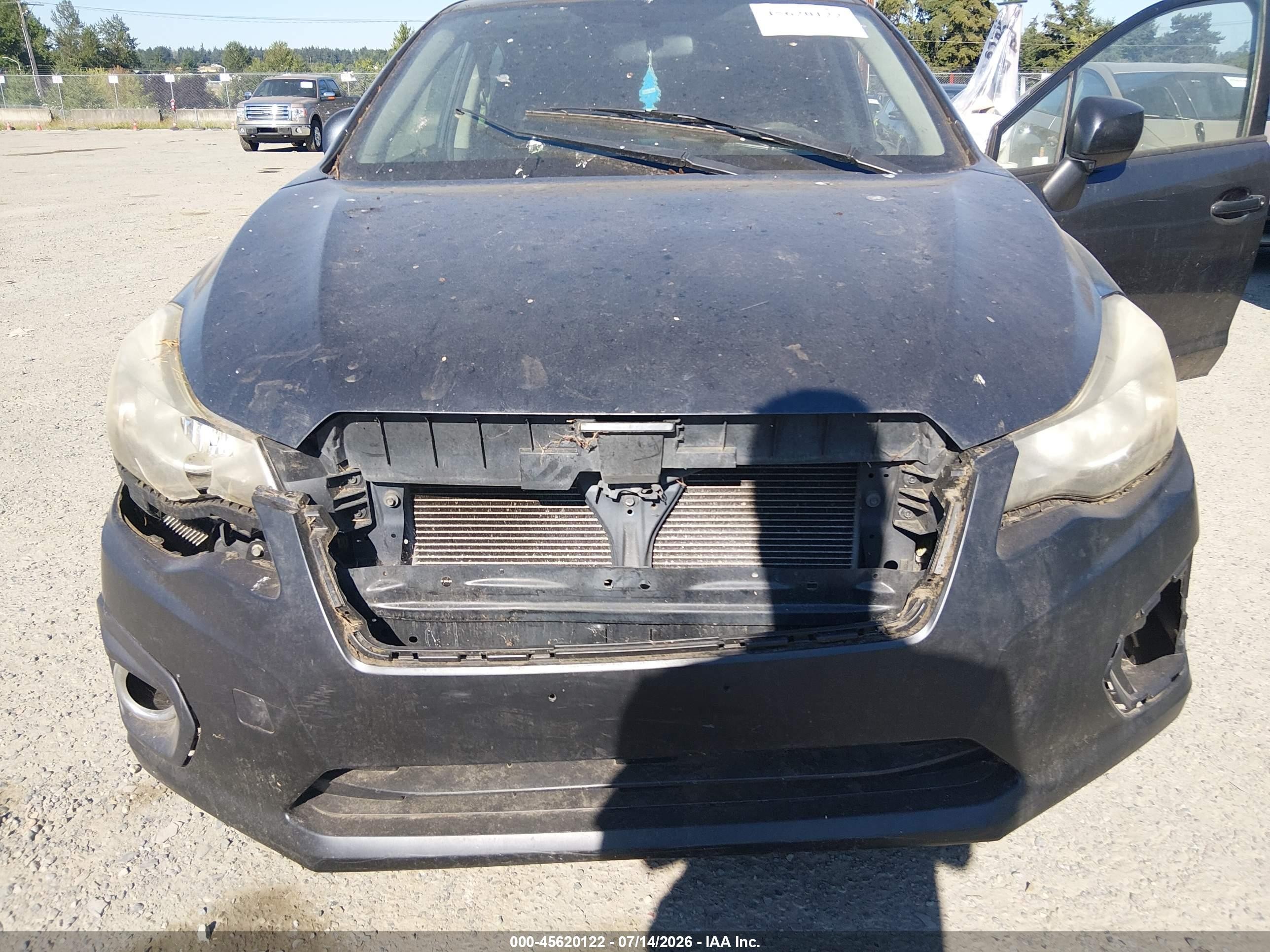 2012 Subaru Impreza 2.0i Premium Черный vin: JF1GJAC67CH007945