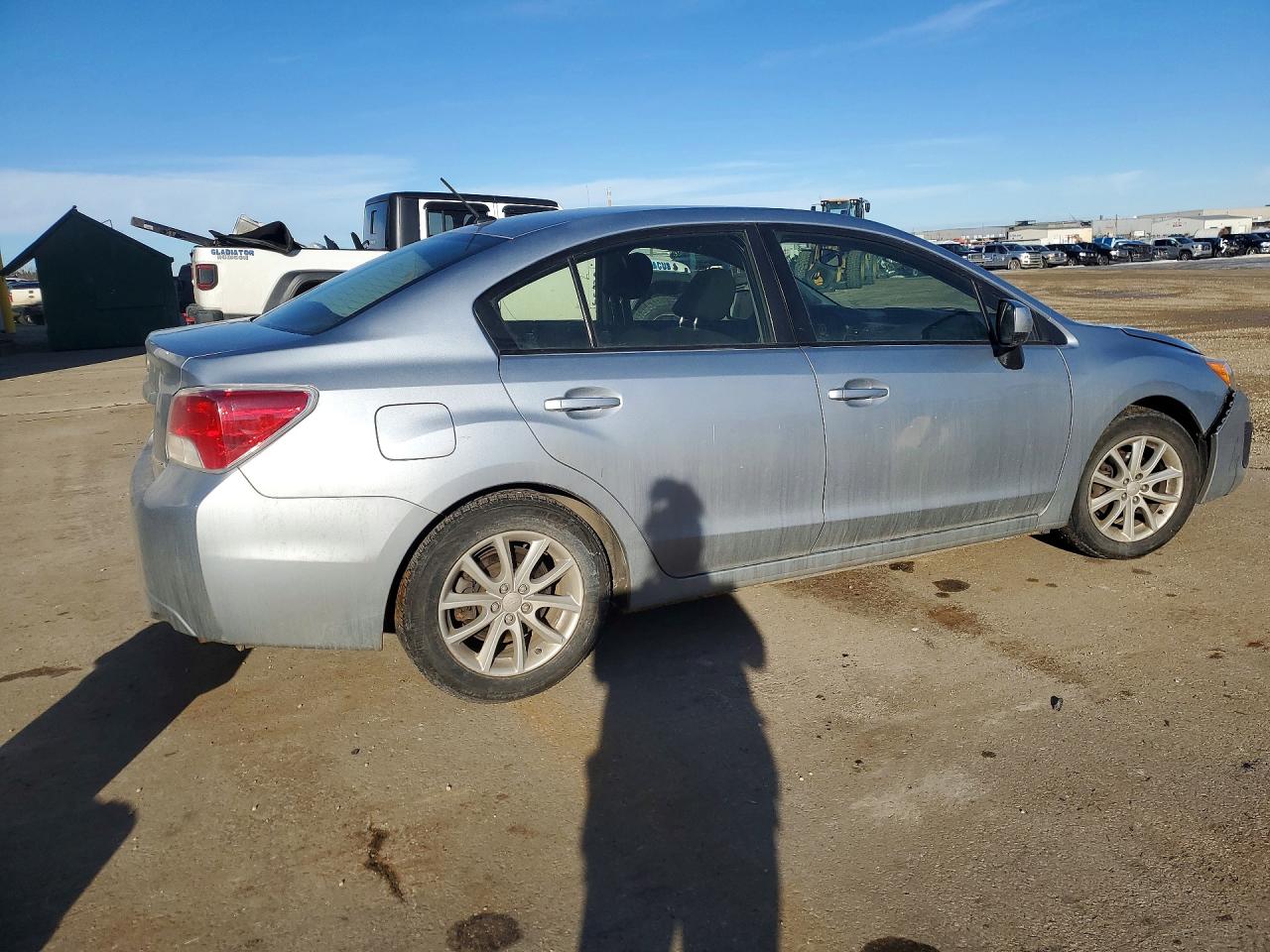 2014 Subaru Impreza Premium Silver vin: JF1GJAC67EH003347