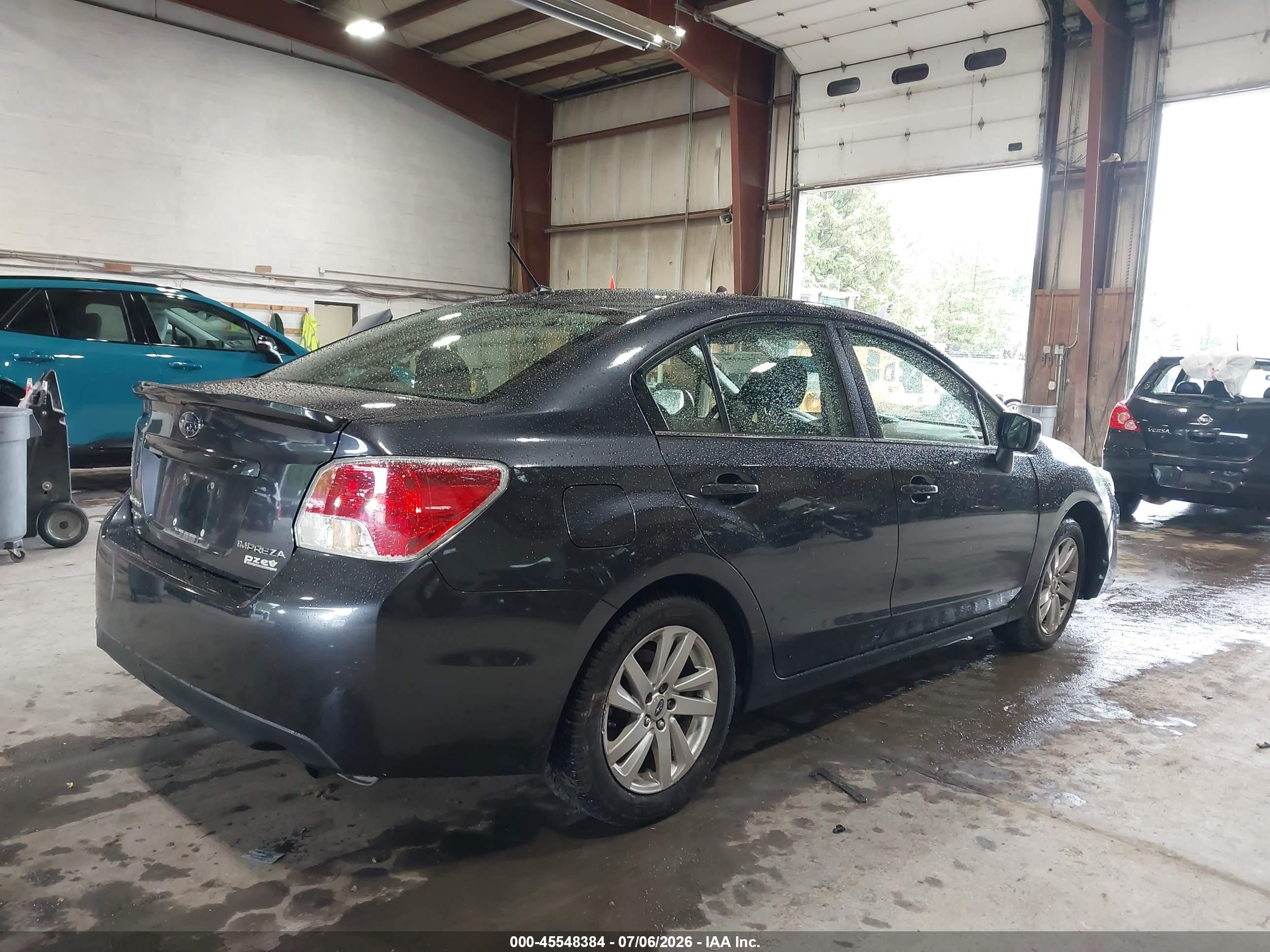 2015 Subaru Impreza 2.0i Premium Gray vin: JF1GJAC67FH002085