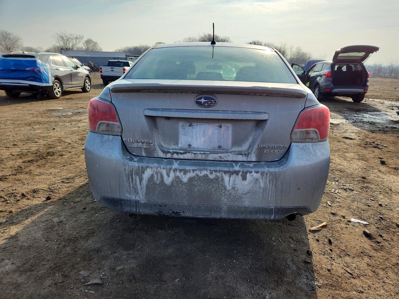 2015 Subaru Impreza Premium Silver vin: JF1GJAC67FH009554