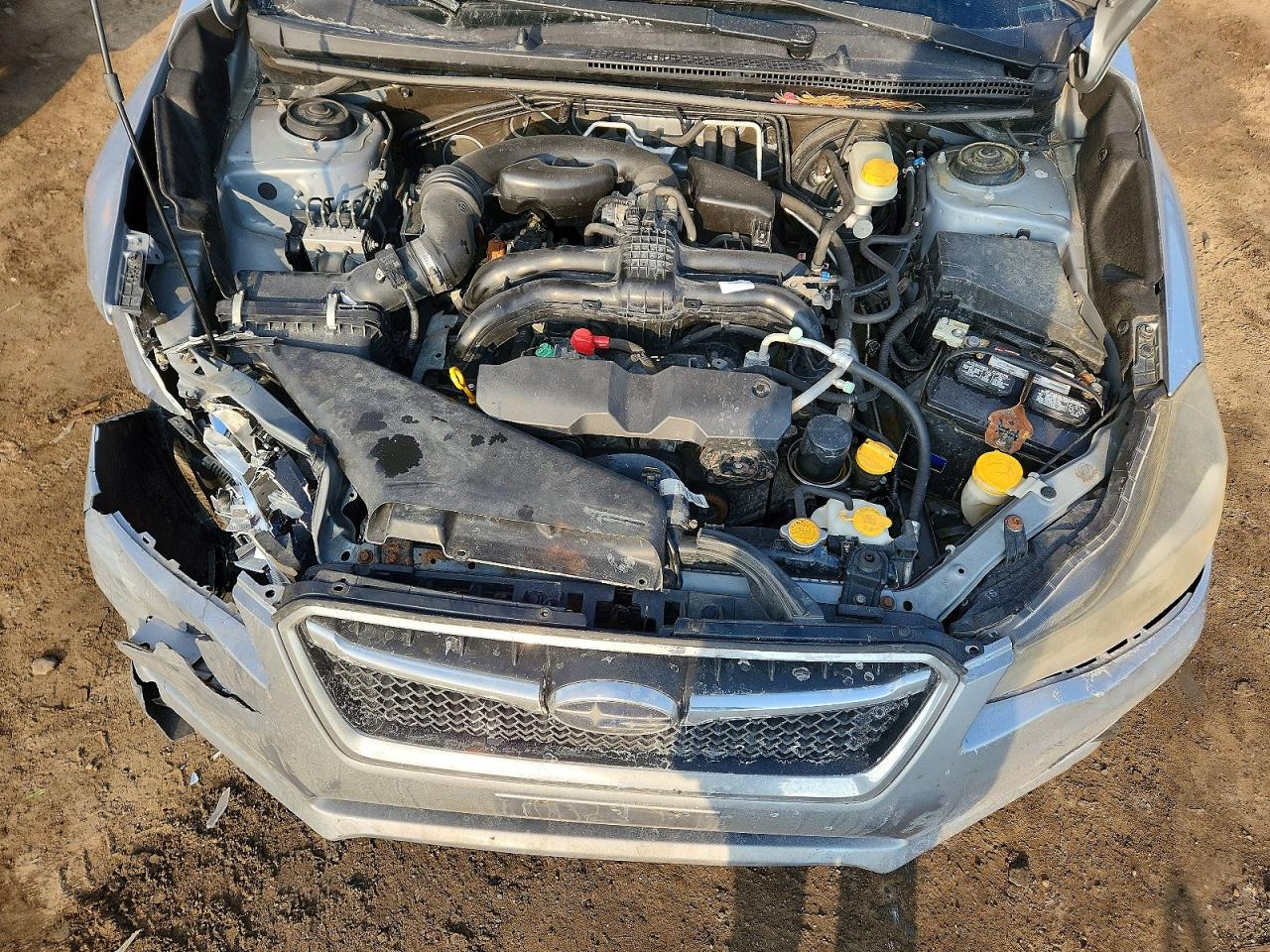 2015 Subaru Impreza Premium Silver vin: JF1GJAC67FH009554