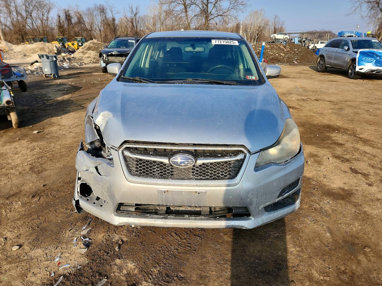 2015 Subaru Impreza Premium Silver vin: JF1GJAC67FH009554