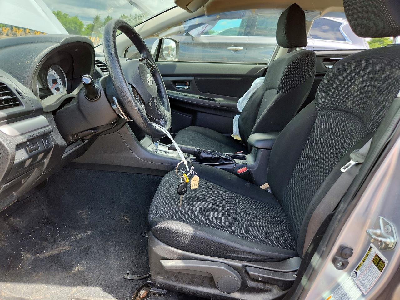 2012 Subaru Impreza Premium Серебряный vin: JF1GJAC68CH013351