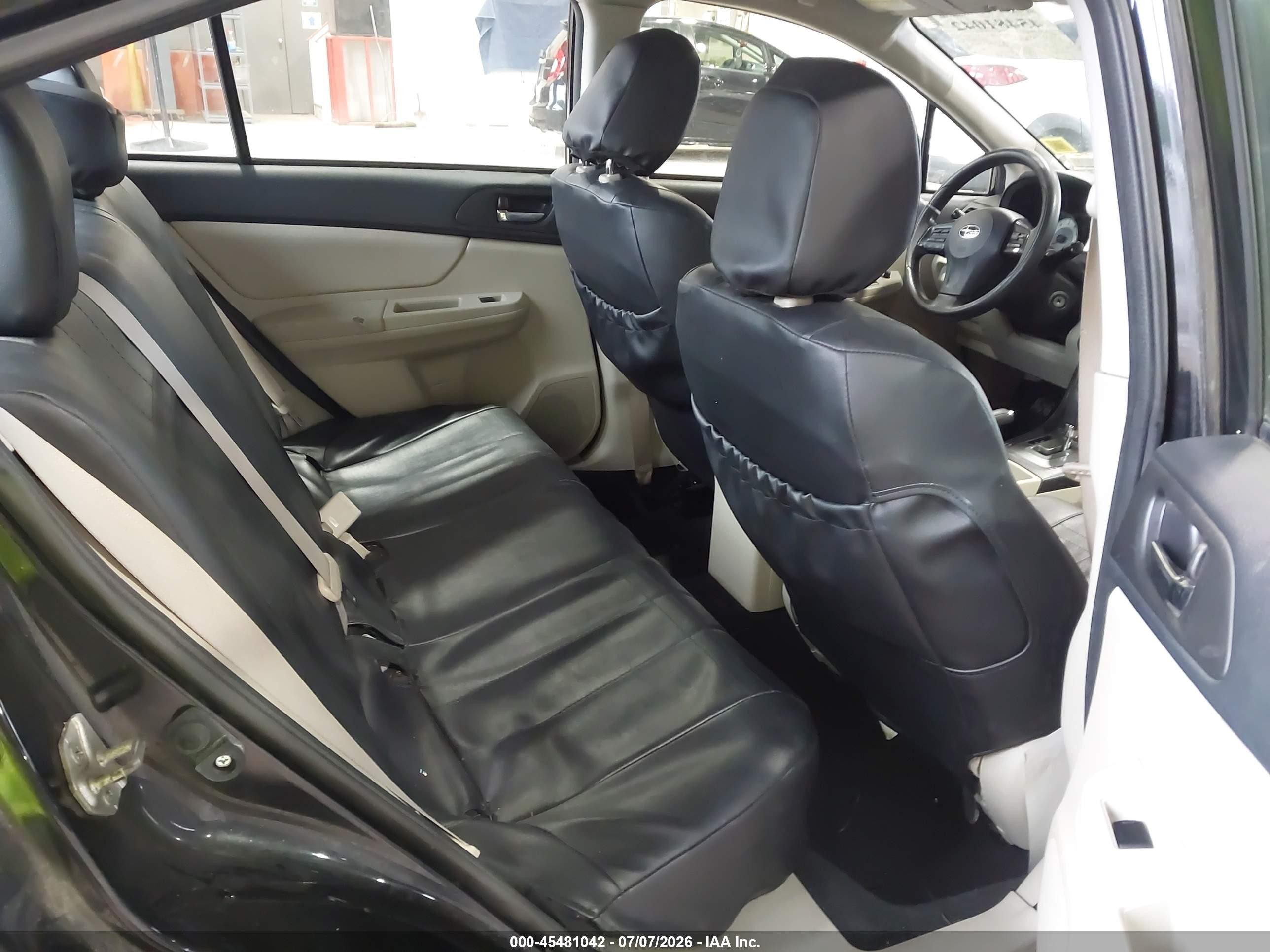 2012 Subaru Impreza 2.0i Premium Black vin: JF1GJAC68CH021773