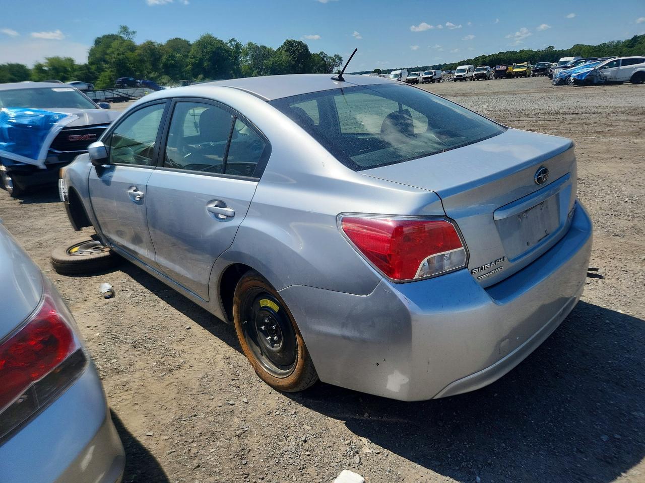 2012 Subaru Impreza Premium Silver vin: JF1GJAC68CH023250