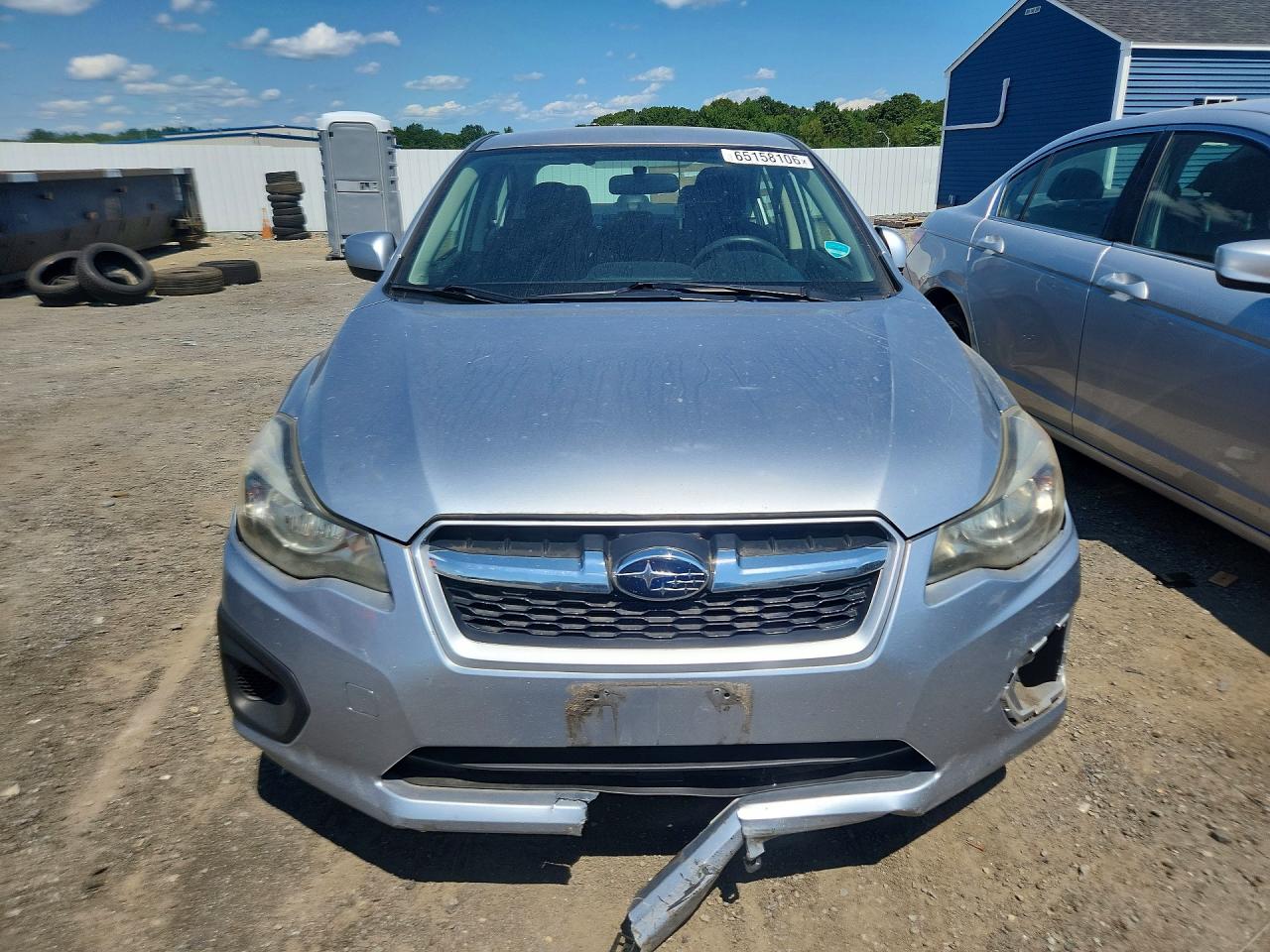 2012 Subaru Impreza Premium Silver vin: JF1GJAC68CH023250