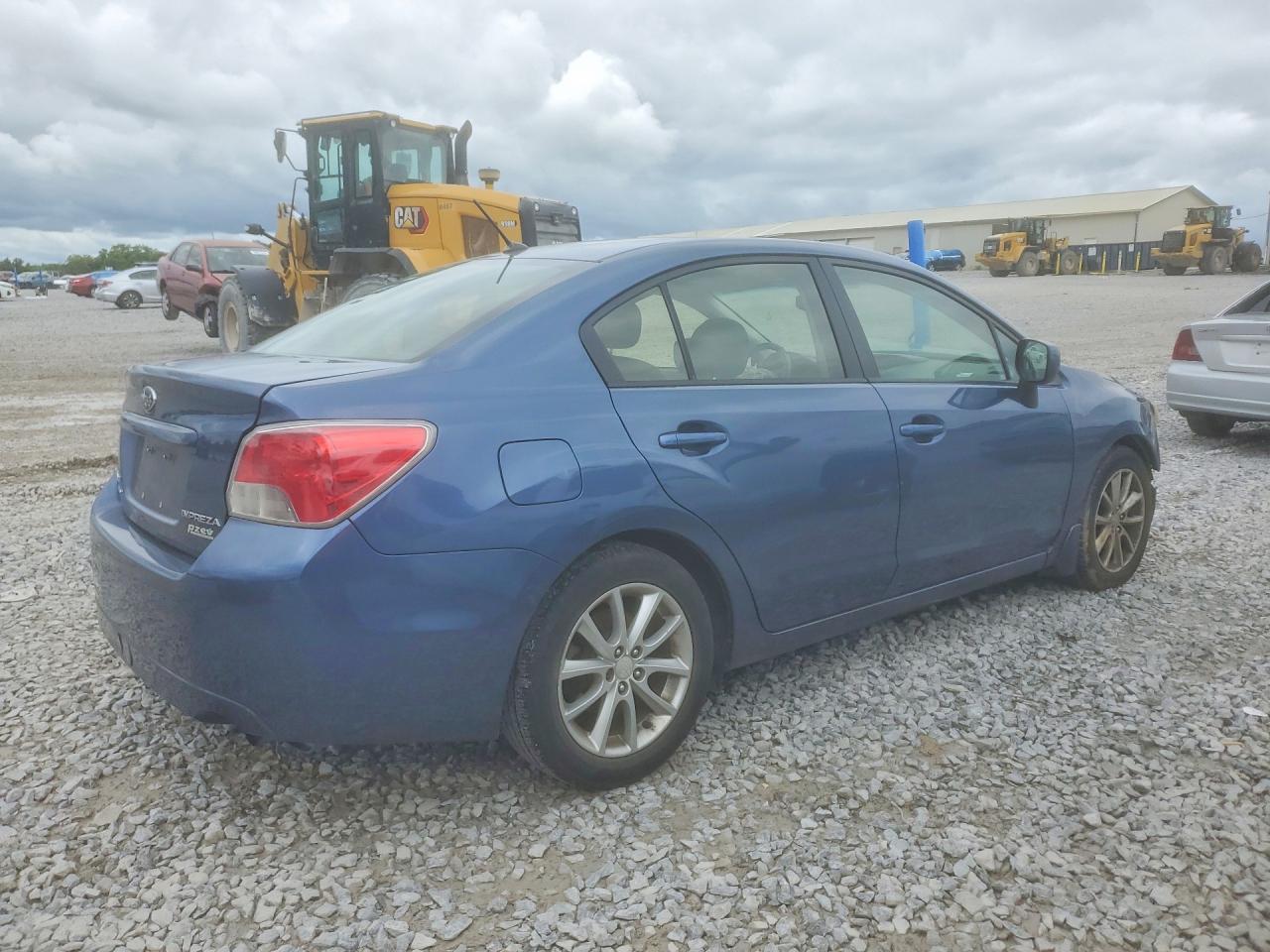2013 Subaru Impreza Premium Blue vin: JF1GJAC68DH014047
