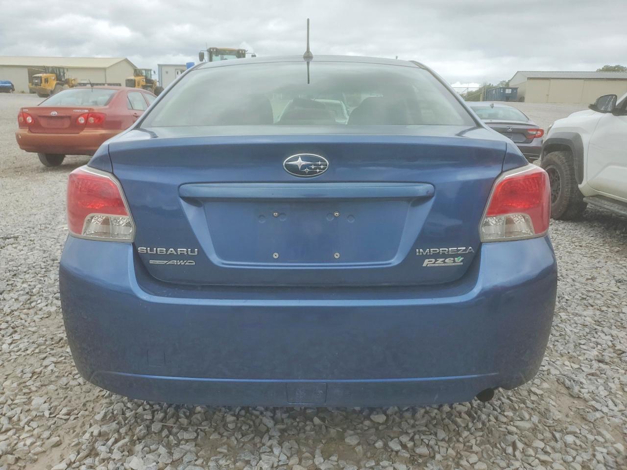 2013 Subaru Impreza Premium Blue vin: JF1GJAC68DH014047