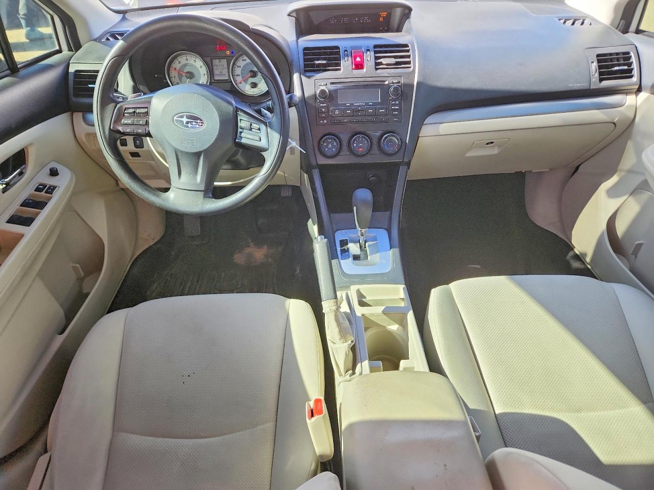 2013 Subaru Impreza Premium White vin: JF1GJAC68DH036131