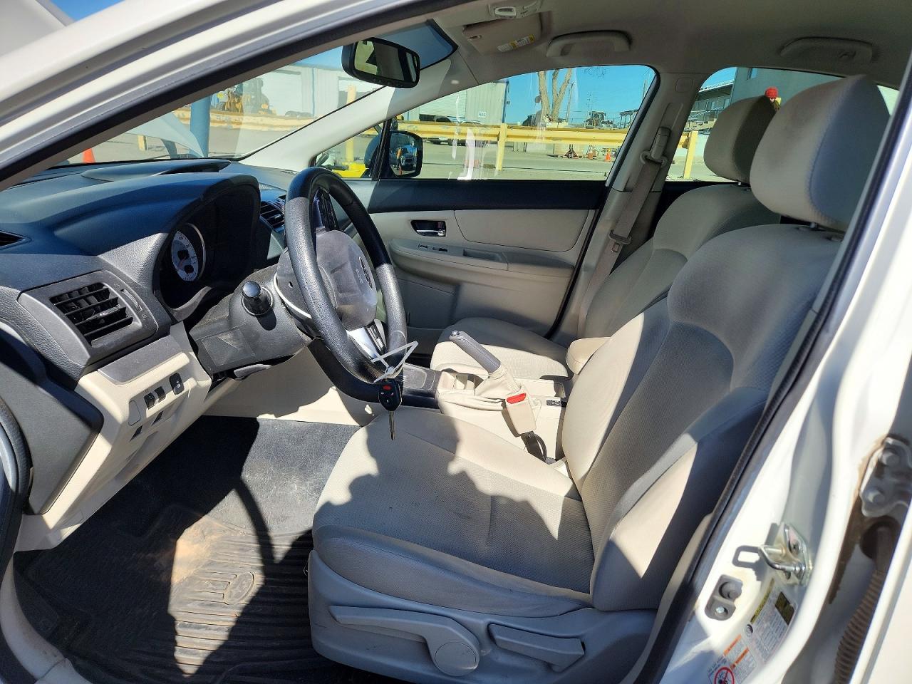 2013 Subaru Impreza Premium White vin: JF1GJAC68DH036131