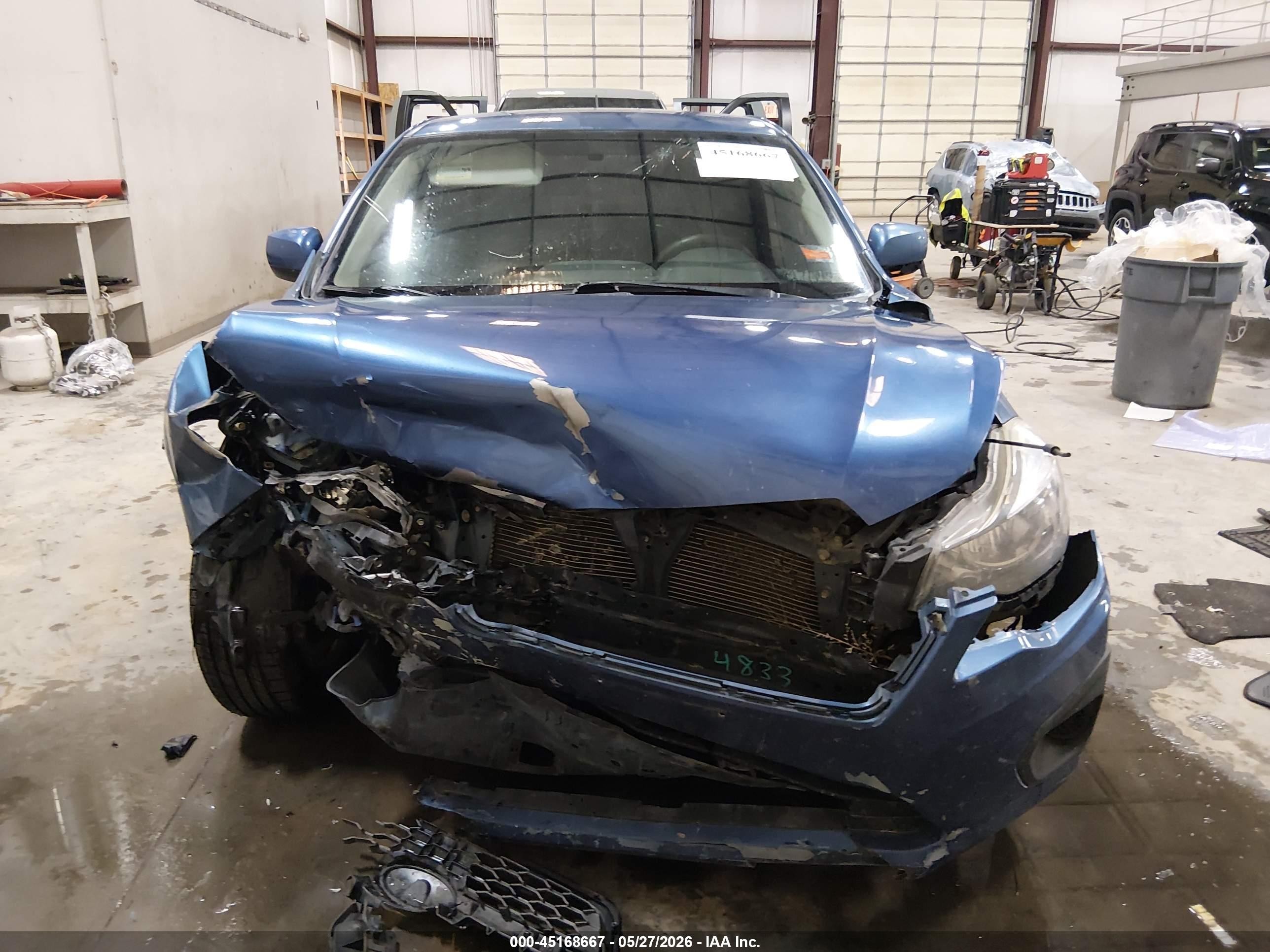 2014 Subaru Impreza 2.0i Premium Blue vin: JF1GJAC68EG016789