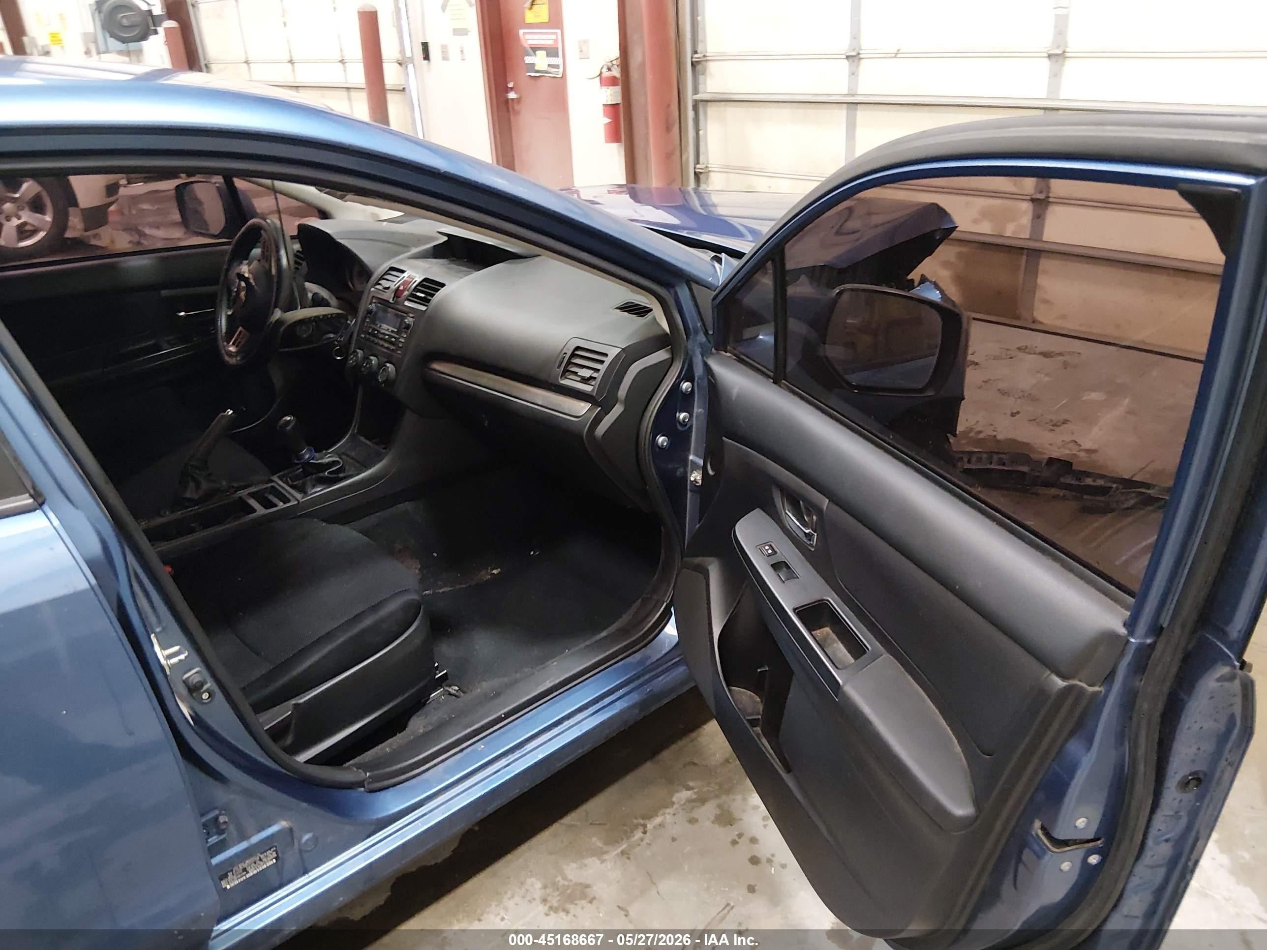 2014 Subaru Impreza 2.0i Premium Blue vin: JF1GJAC68EG016789