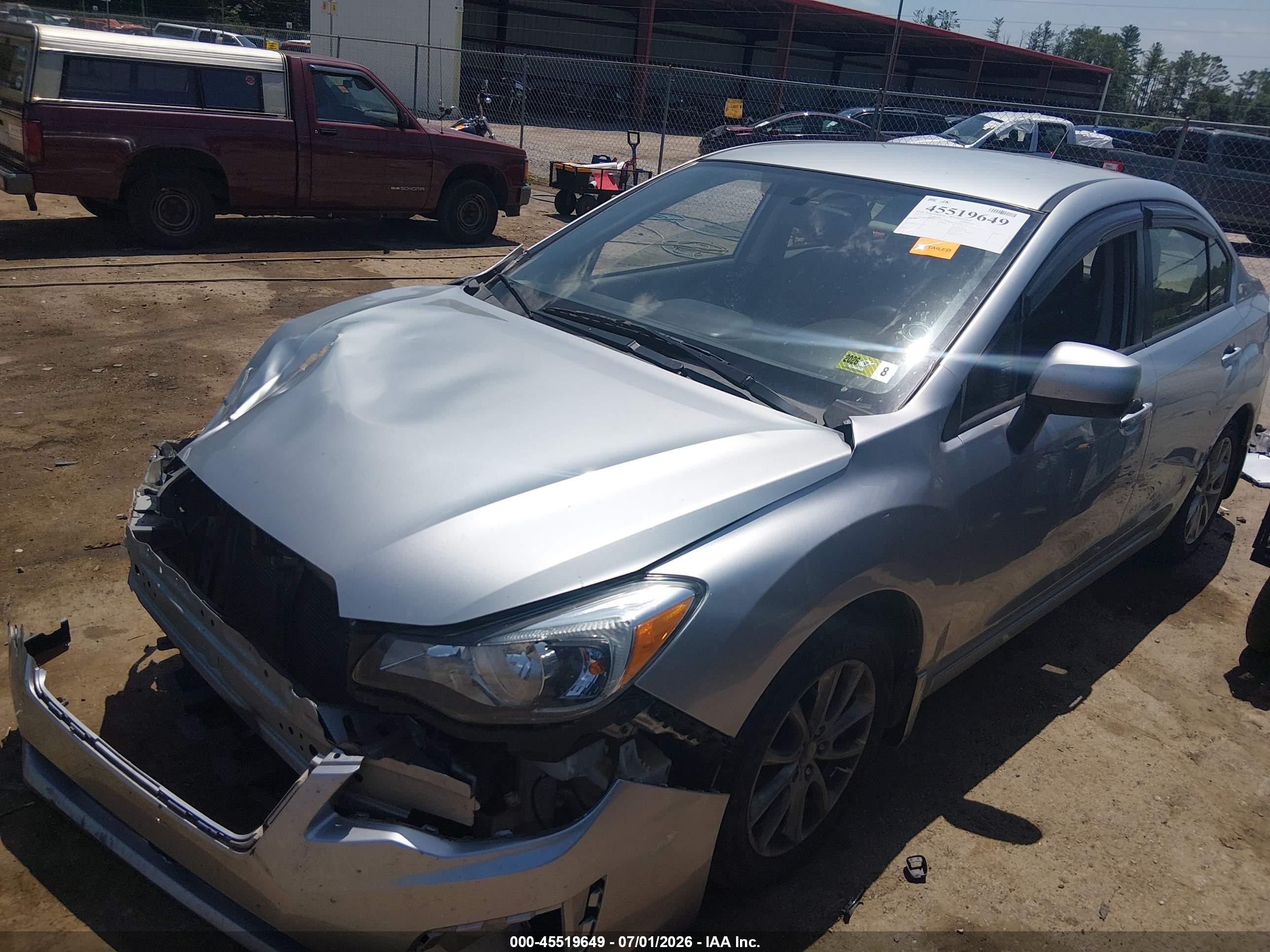 2014 Subaru Impreza 2.0i Premium Silver vin: JF1GJAC68EH021775