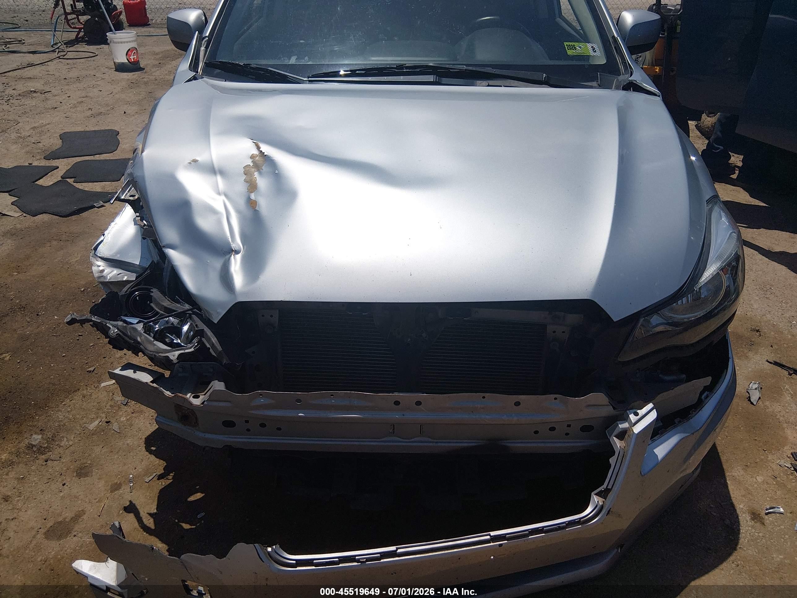 2014 Subaru Impreza 2.0i Premium Silver vin: JF1GJAC68EH021775
