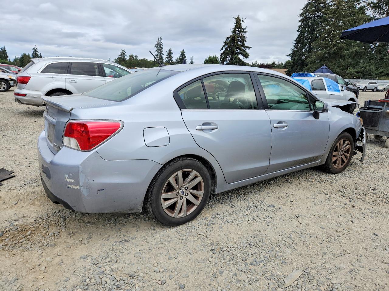 2015 Subaru Impreza Premium Silver vin: JF1GJAC68FH008476